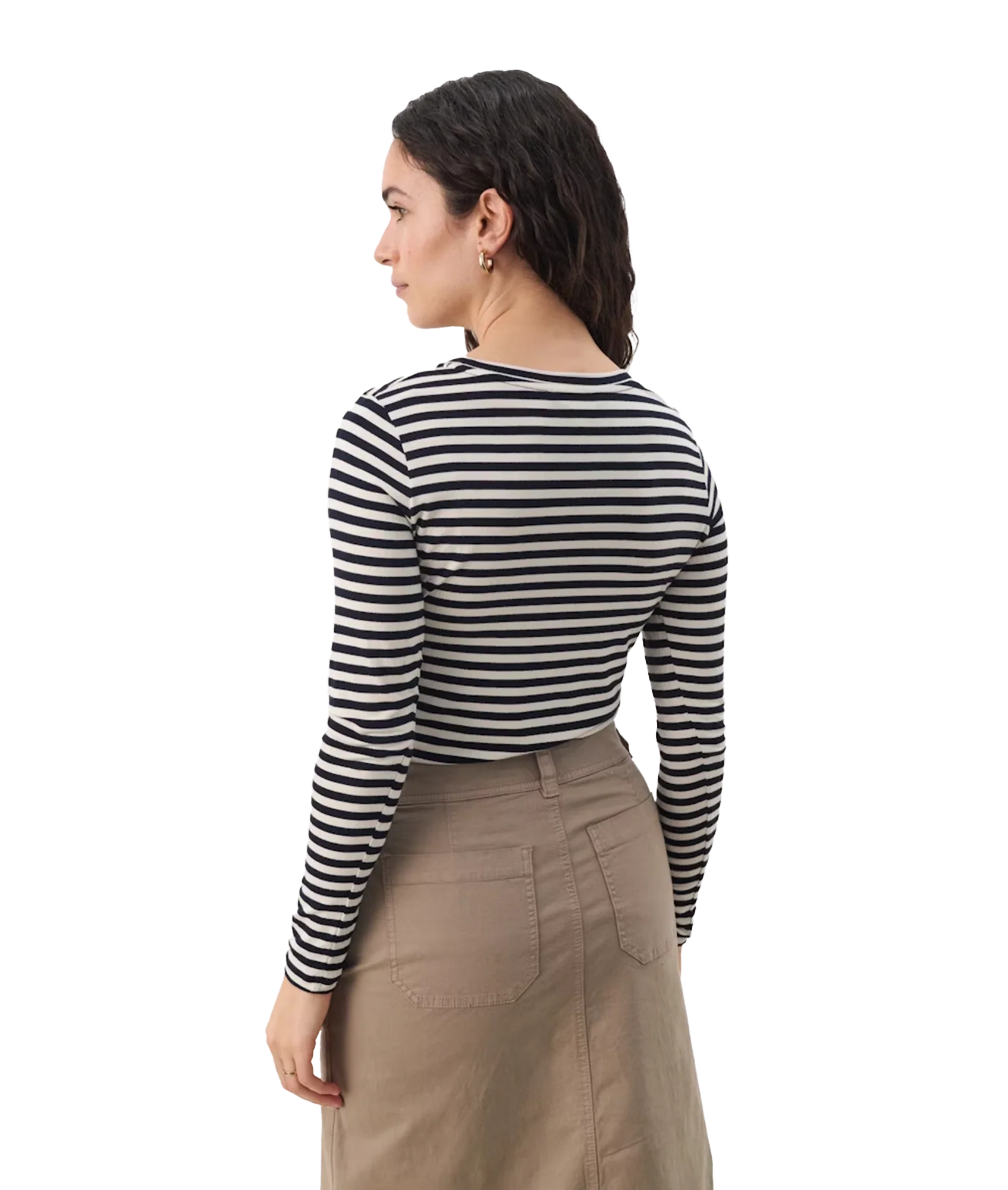 Emaja Top Dark Navy Stripe - Multi - Image 5