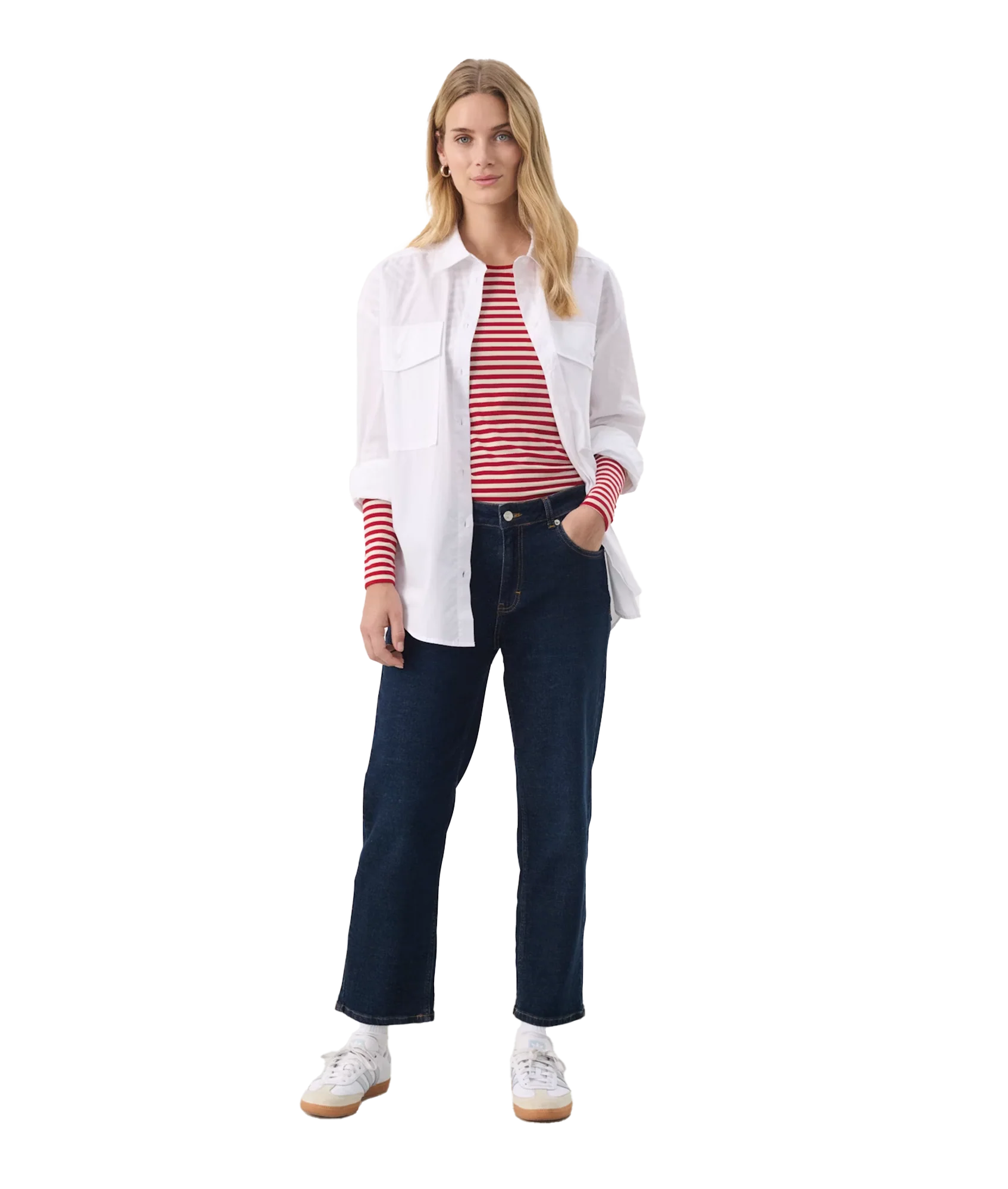Emaja Top Mars Red Stripe - Multi - Image 3