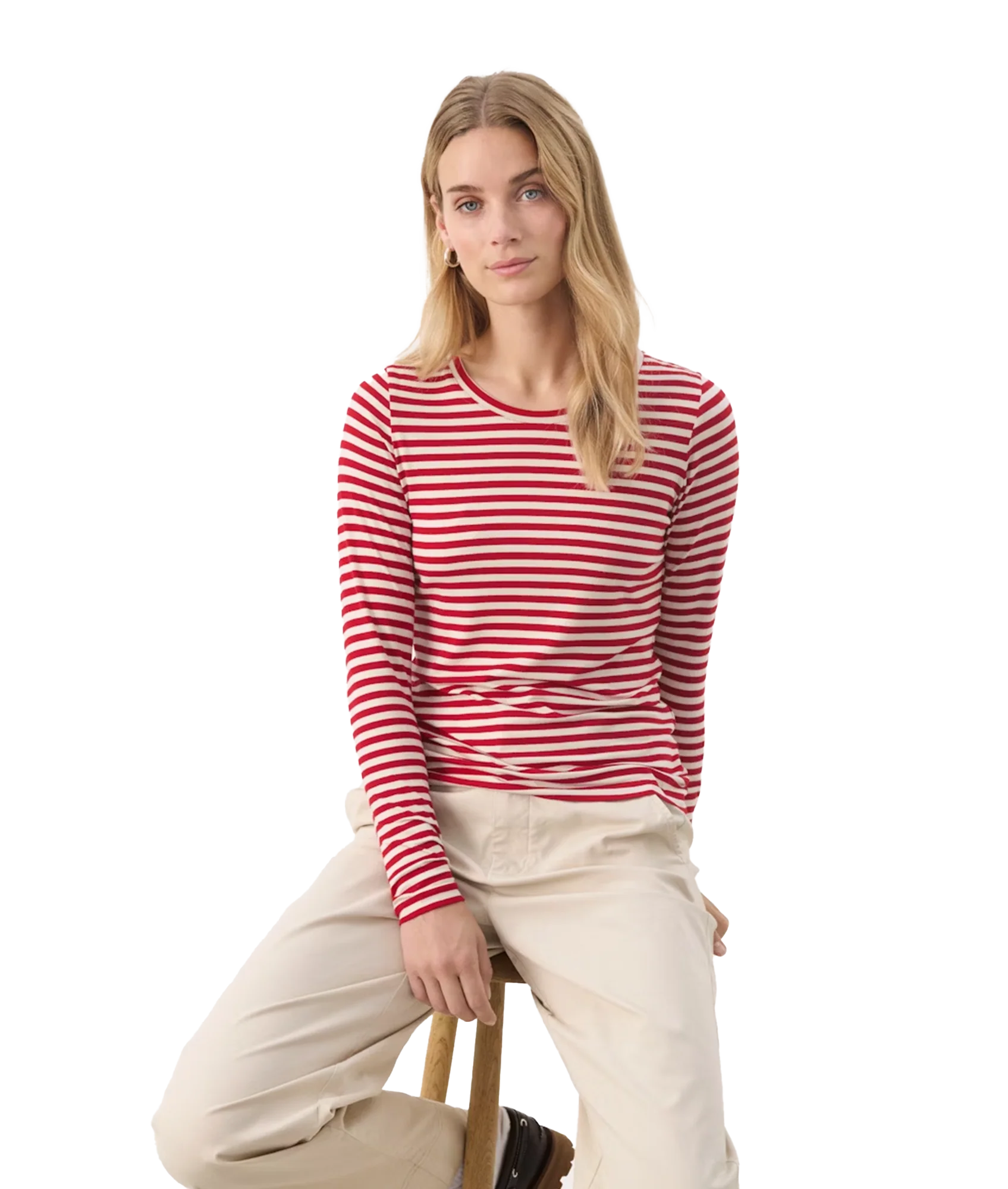 Emaja Top Mars Red Stripe - Multi - Image 4