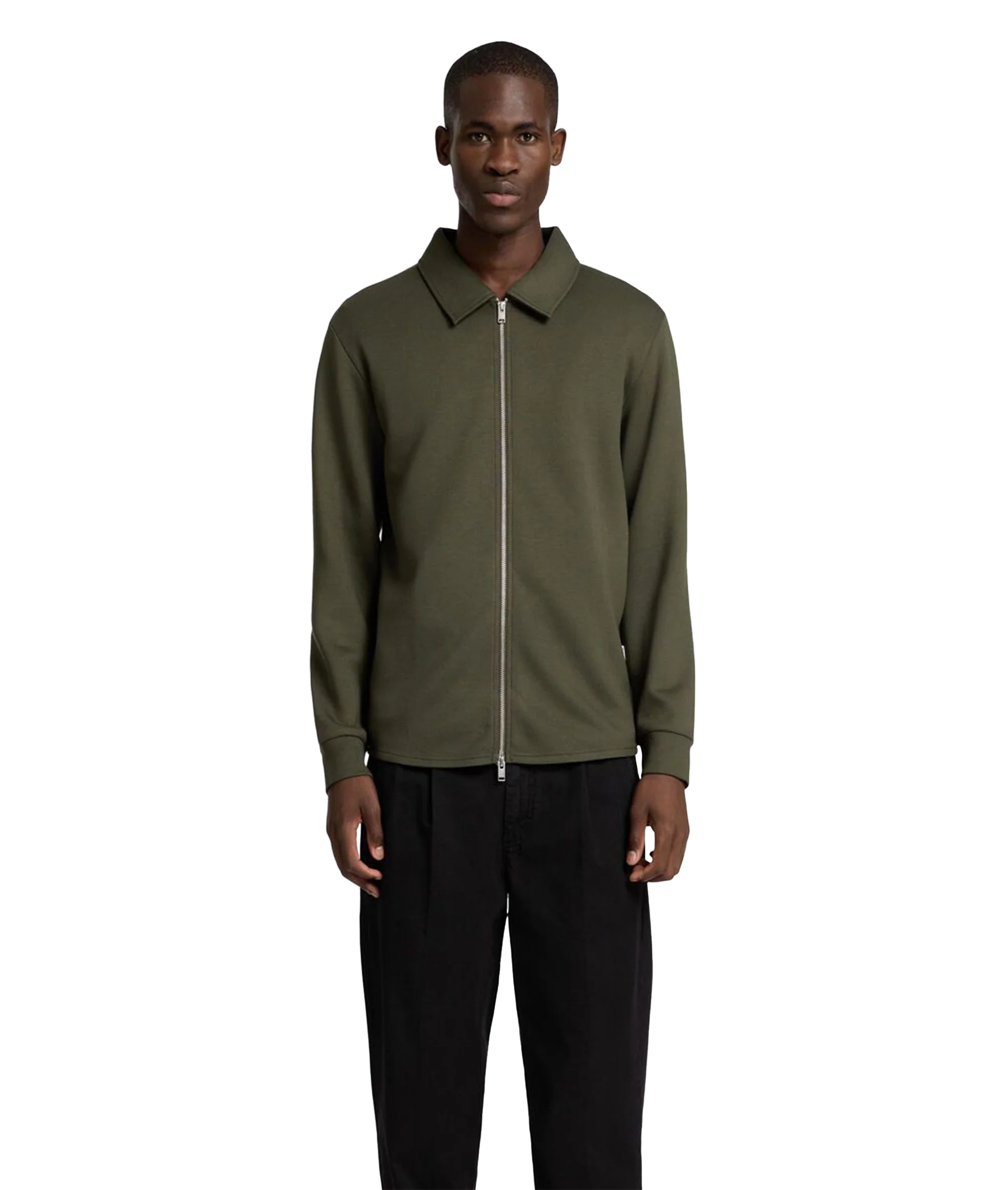 Emanuel Full Zip Sweat - Green - Image 2