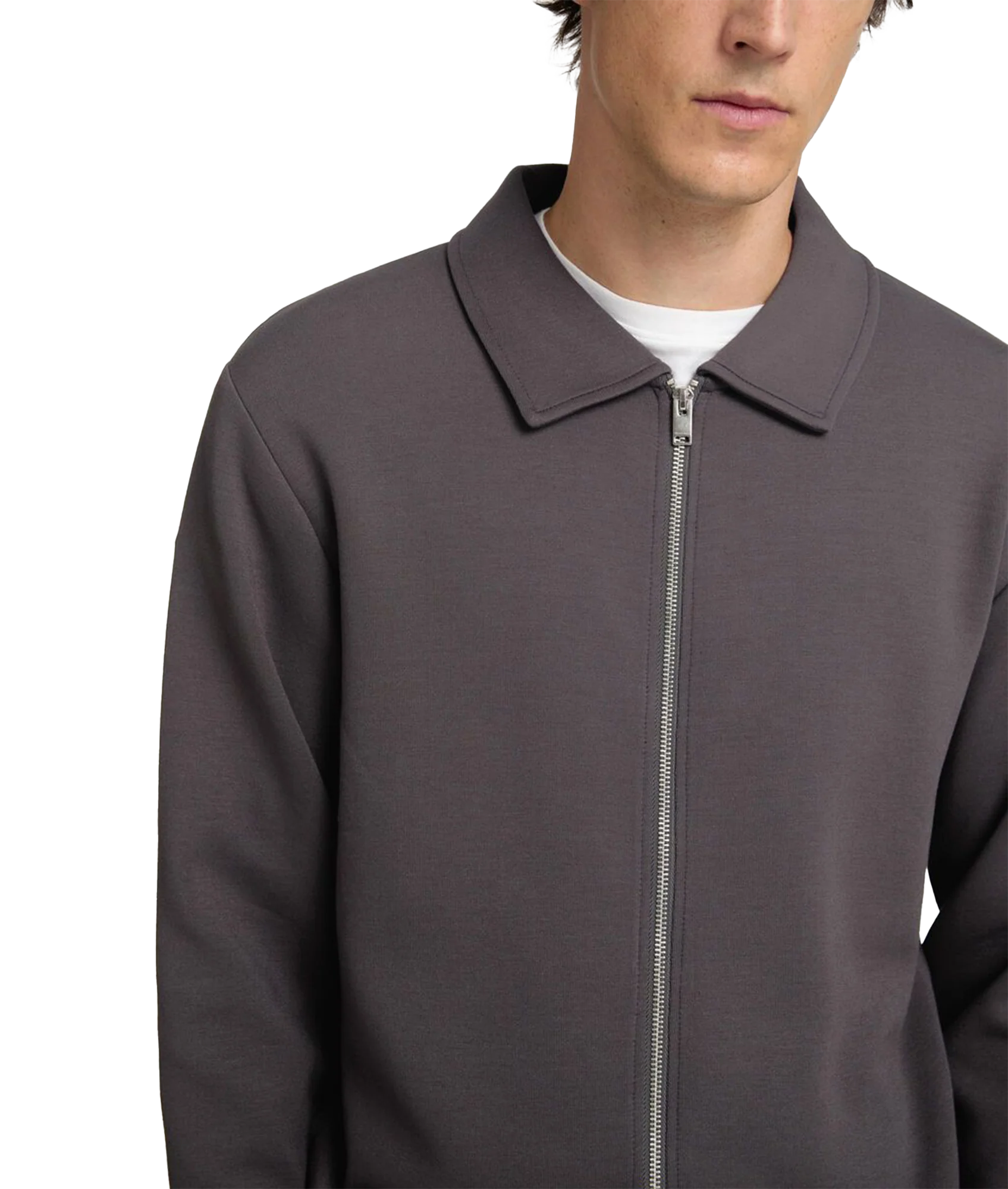 Emanuel Full Zip Sweat - Grey - Image 6
