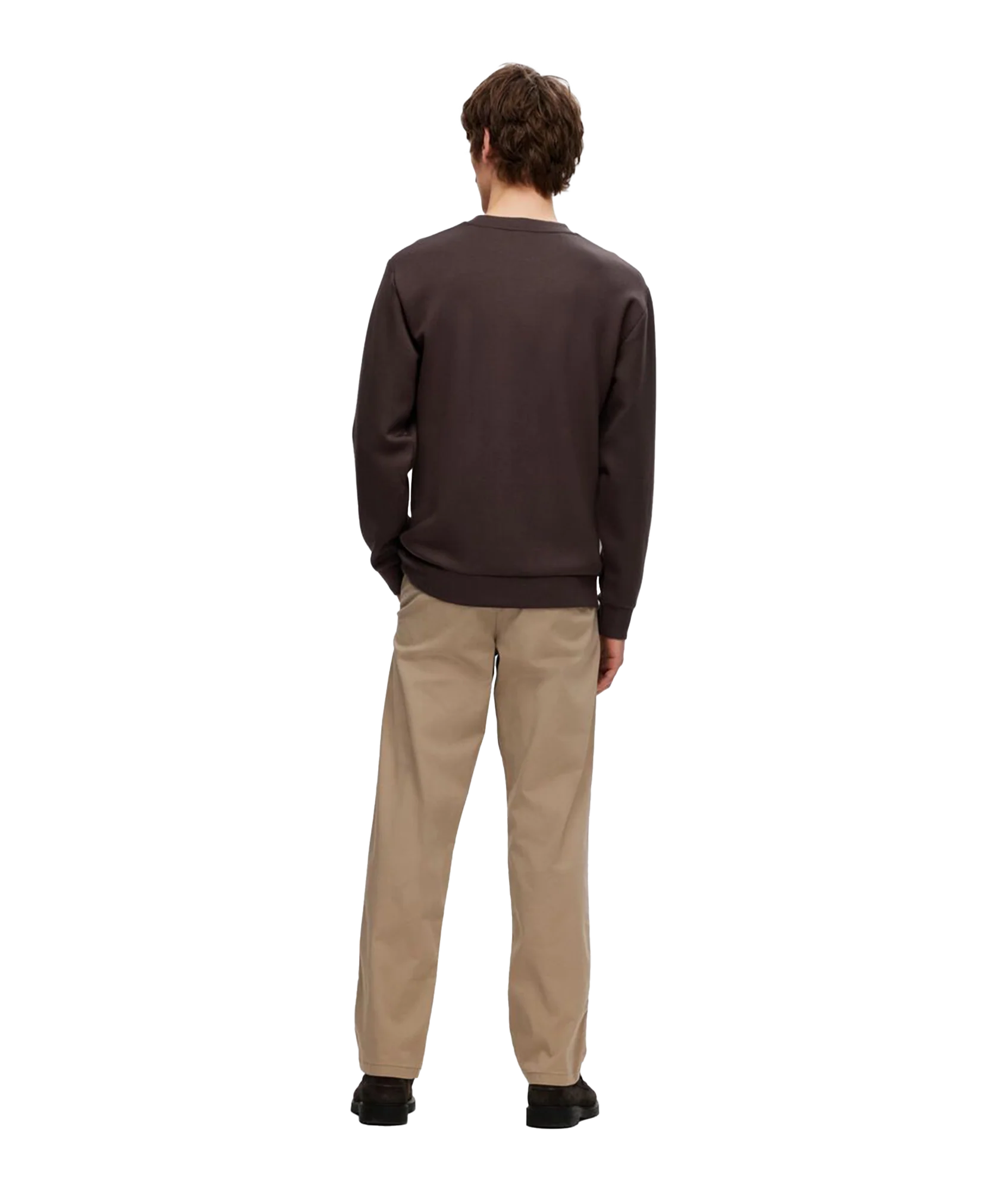 Emanuel Soft Crew Sweat - Brown - Image 3