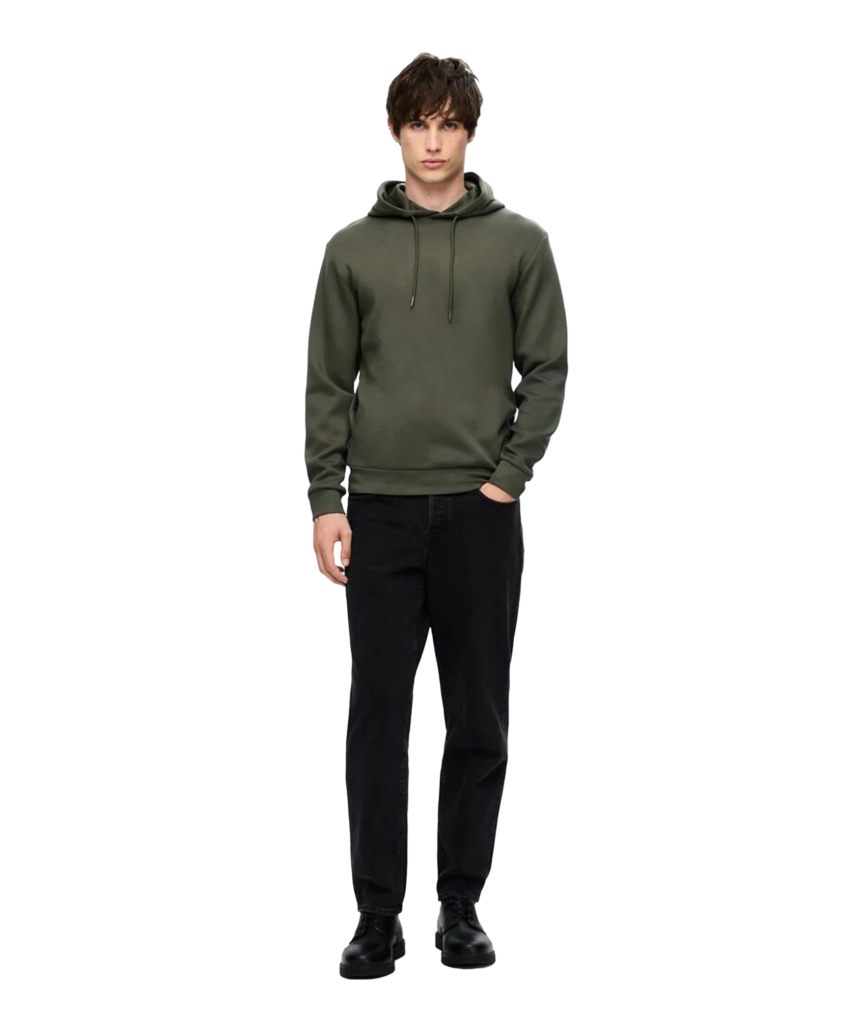 Emanuel Soft Hoddie - Green - Image 4