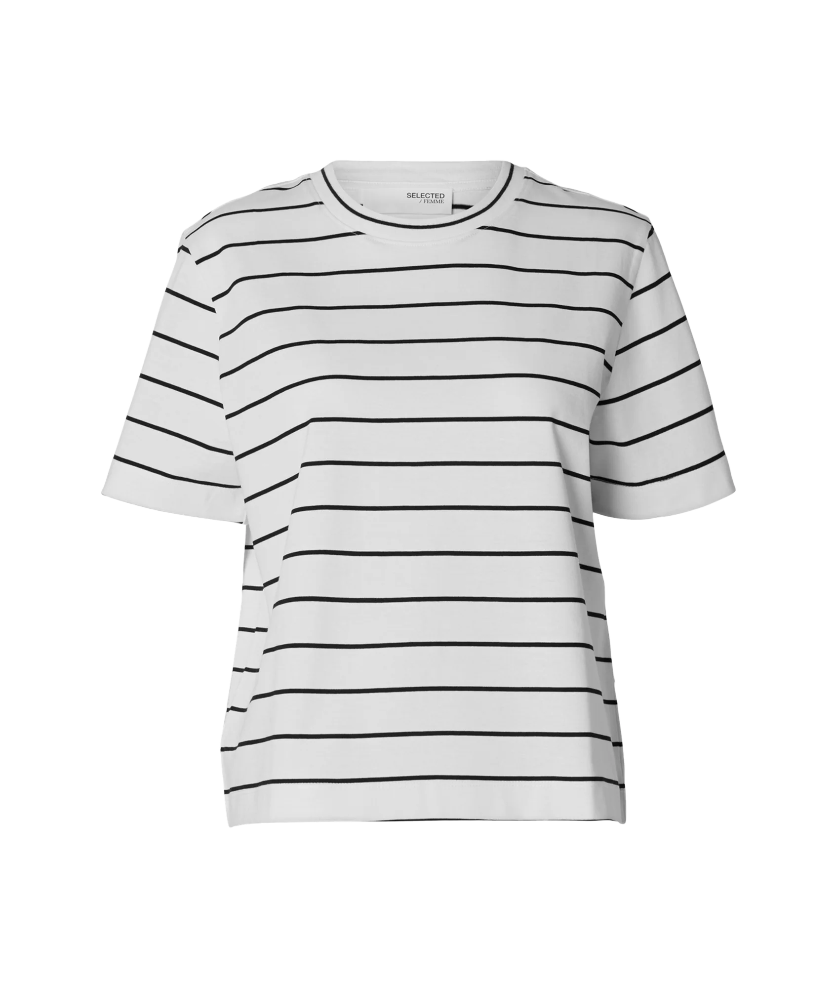 Essential Ss Striped Boxy Tee  - Multi