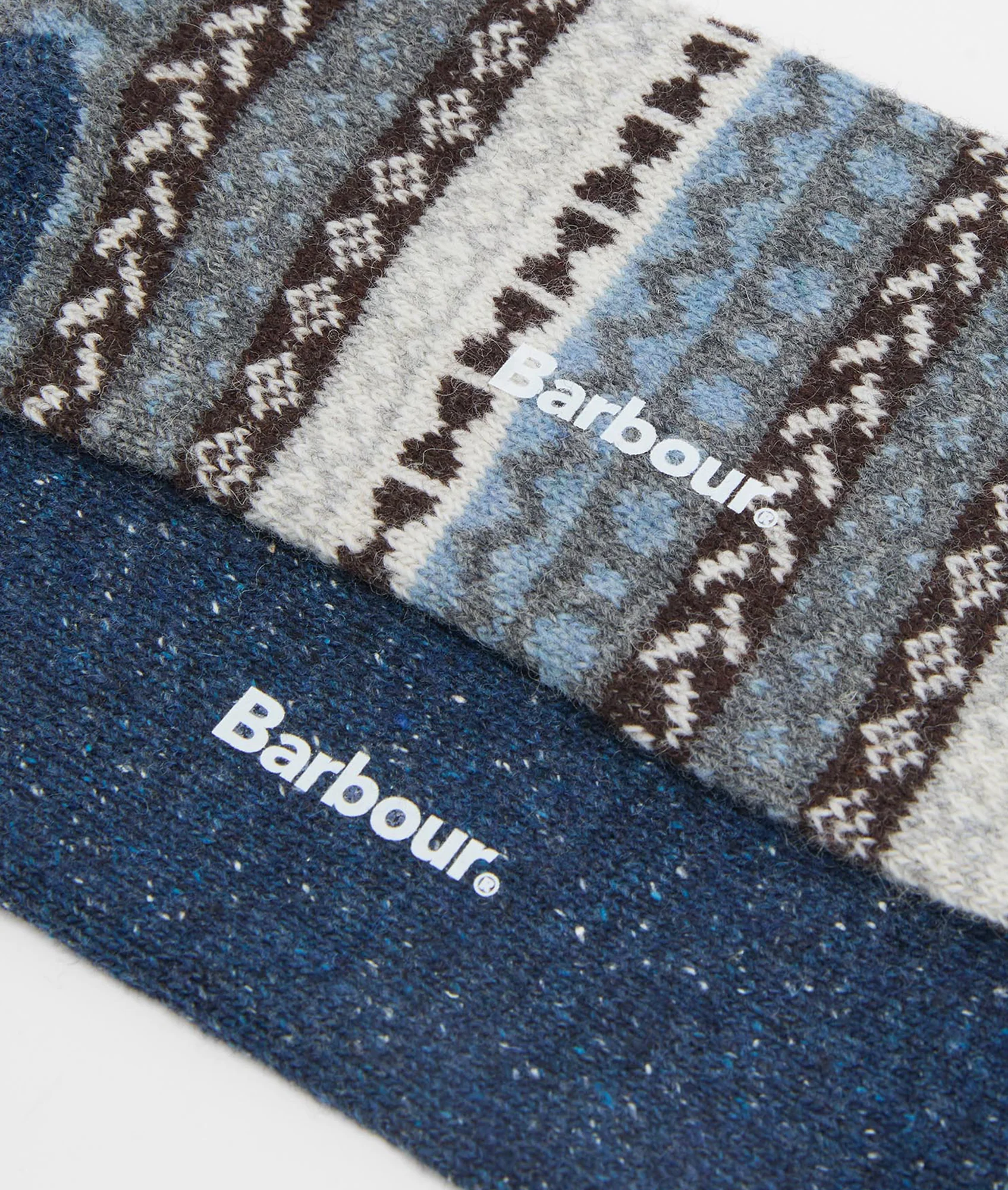Fair Isle Sock 2 Pack - Midnight Oak Mix - Image 2
