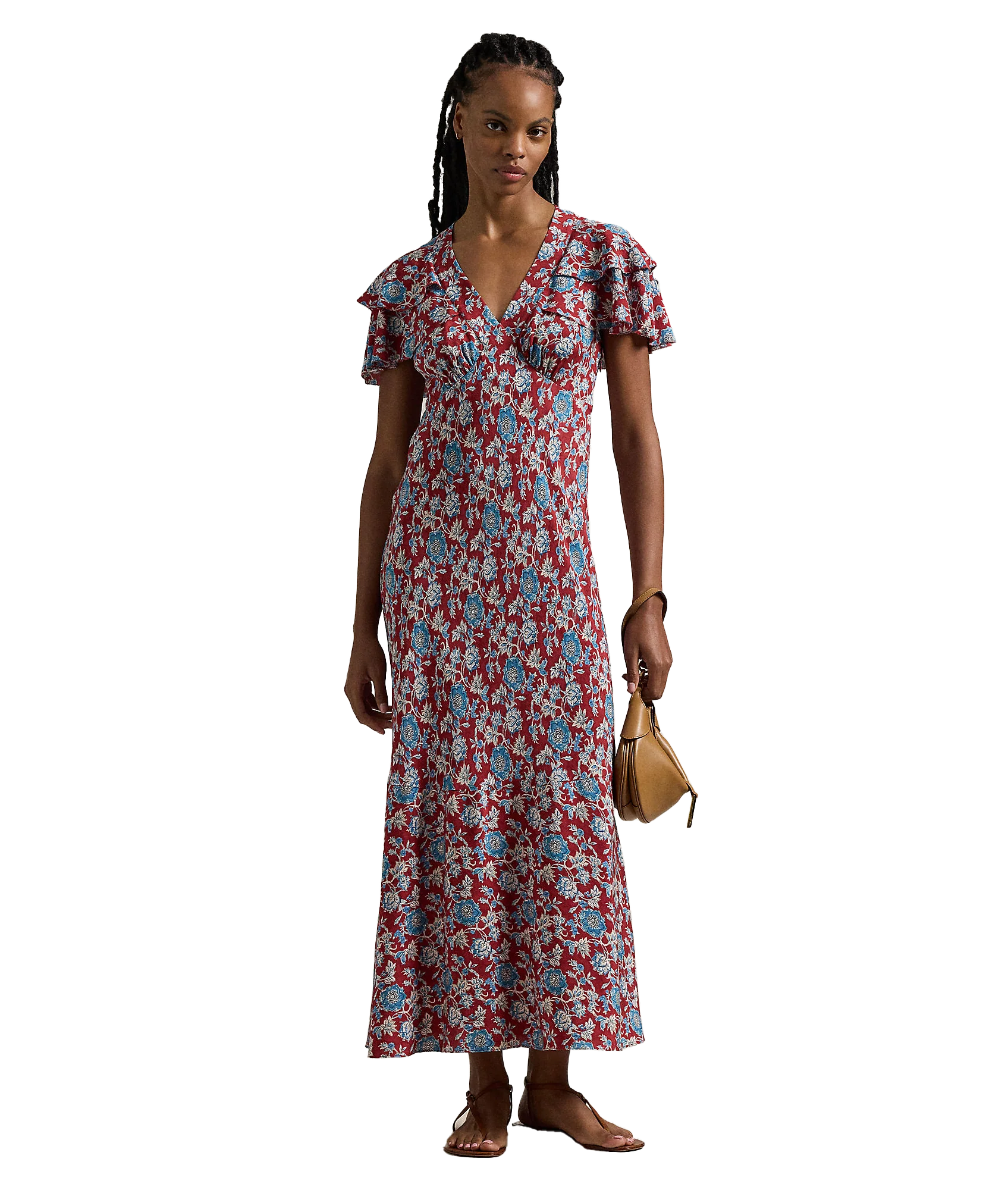 Floral-Print Silk Dress - Multi - Image 2