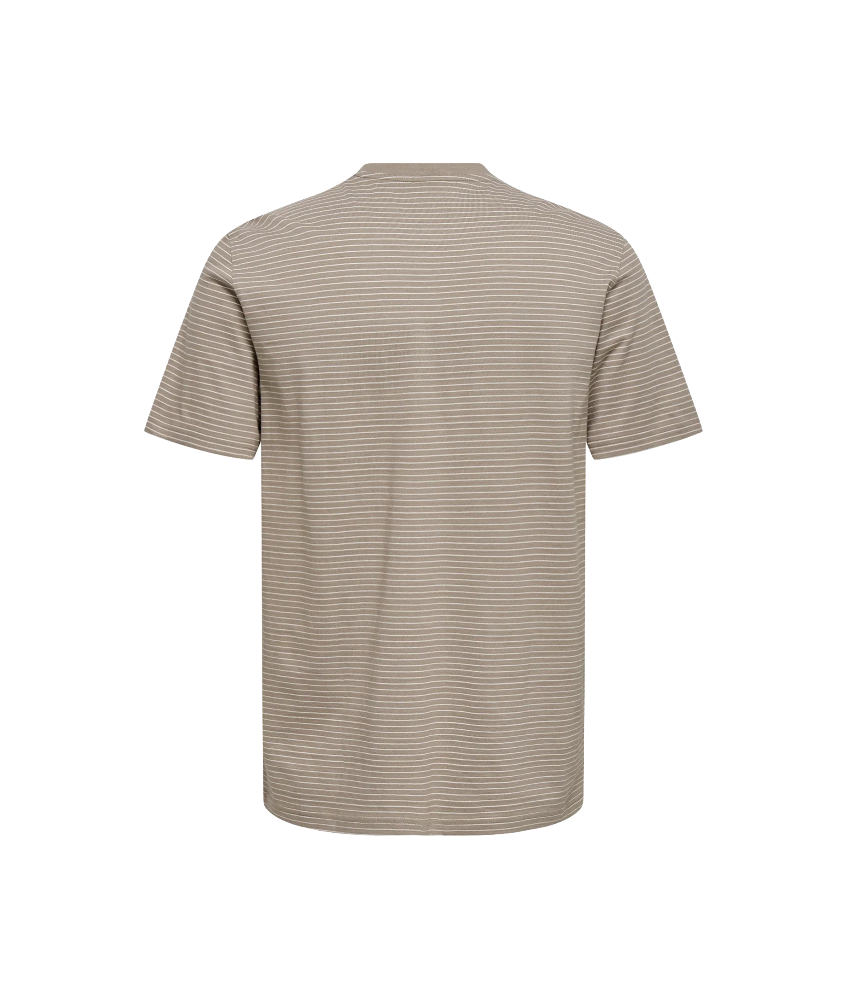Fred Life Rlx Ss Stripe Tee - Brown - Image 2