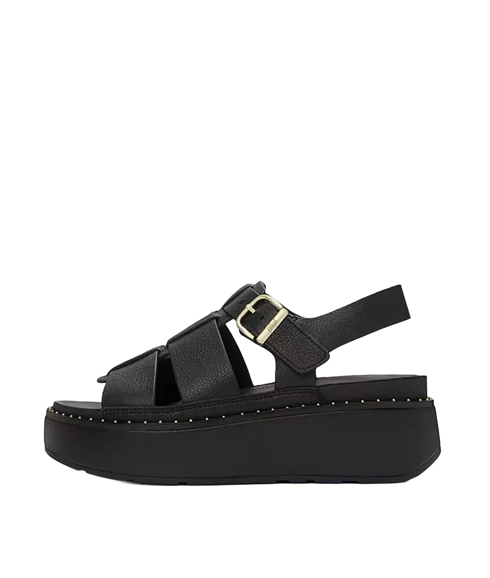 Gen-ff Max Tumbled-leather Fisherman Sandals