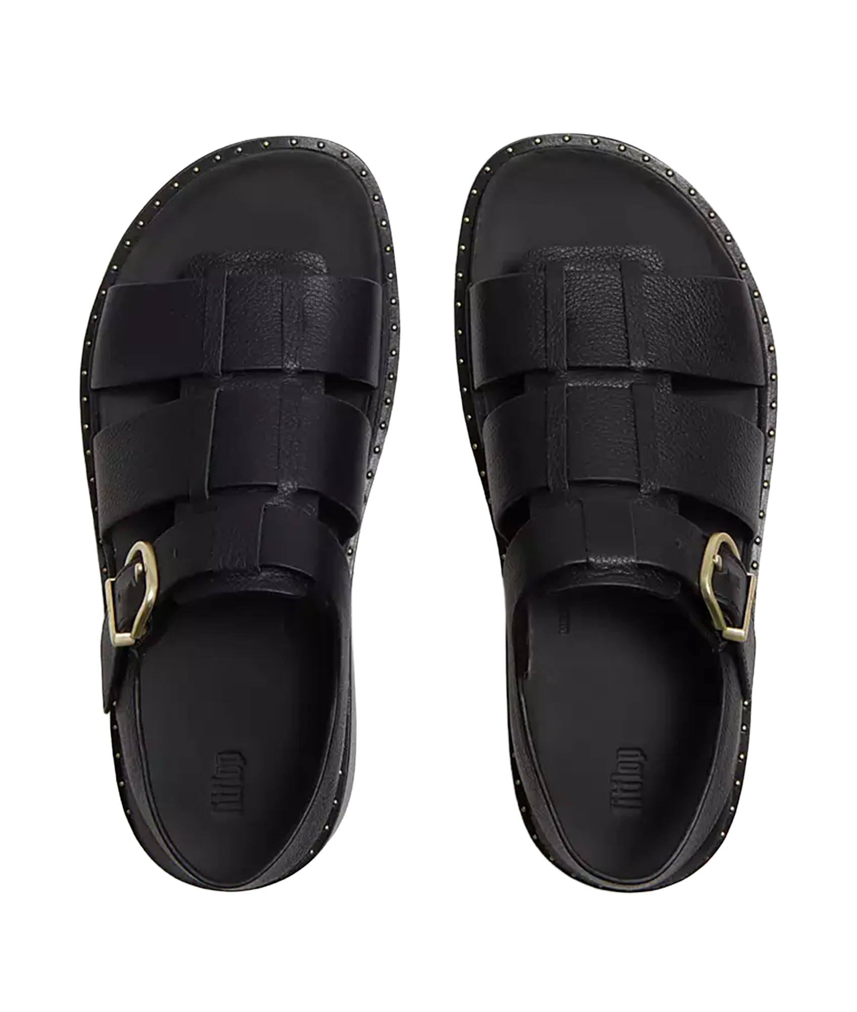 Gen-ff Max Tumbled-leather Fisherman Sandals - Image 4