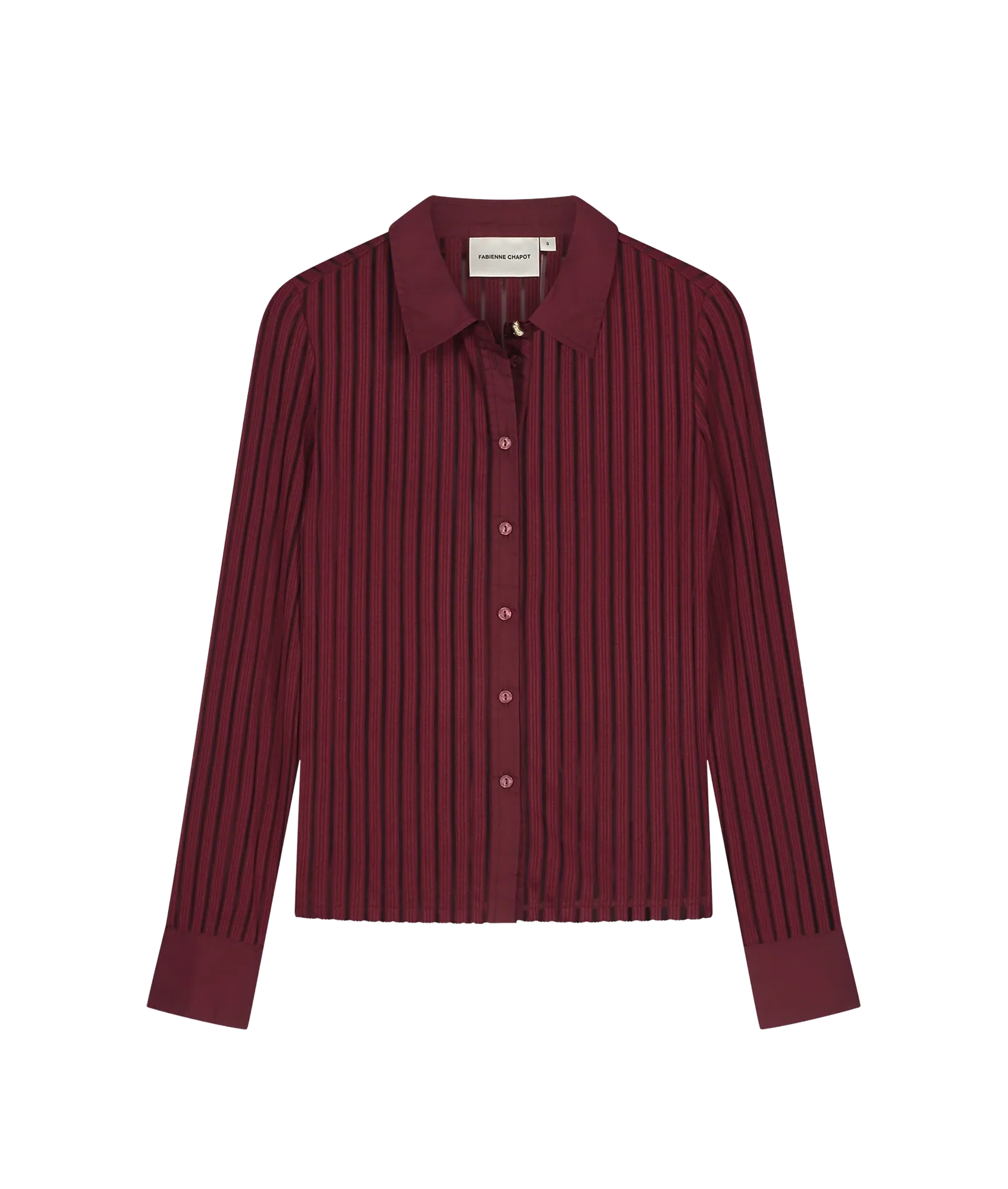 Georgia Blouse - Deep Burgundy