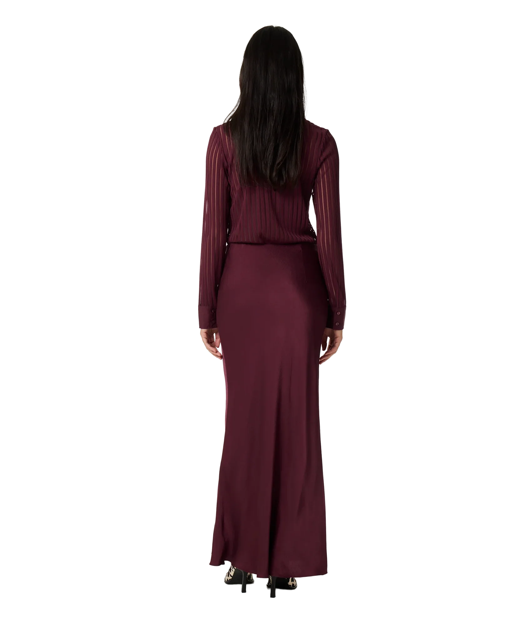 Georgia Blouse - Deep Burgundy - Image 4