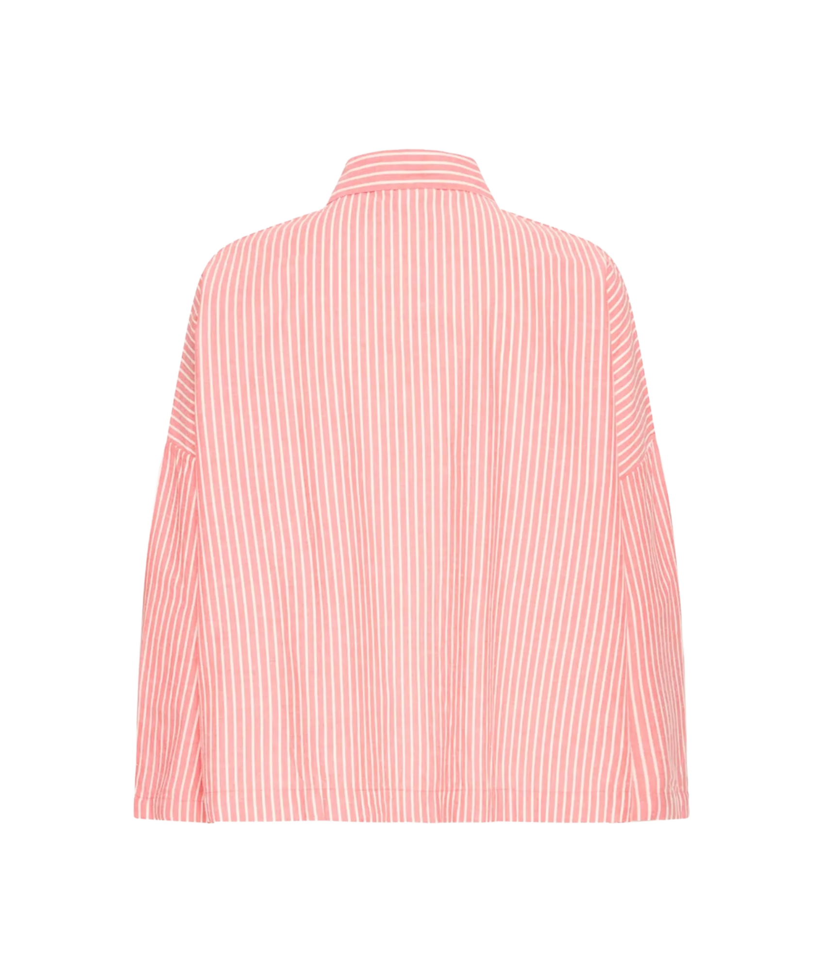 Giley Ls Shirt - Birch/Pink Stripe - Image 2