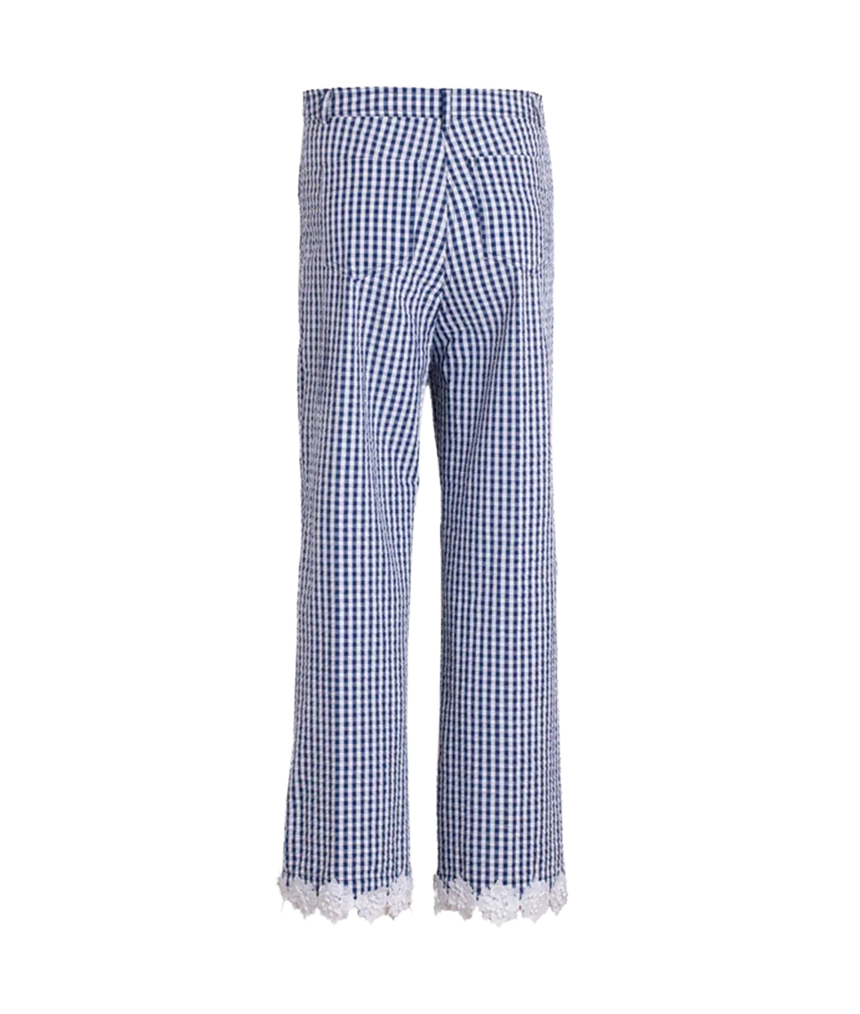 Gingham Trouser - Blue - Image 2