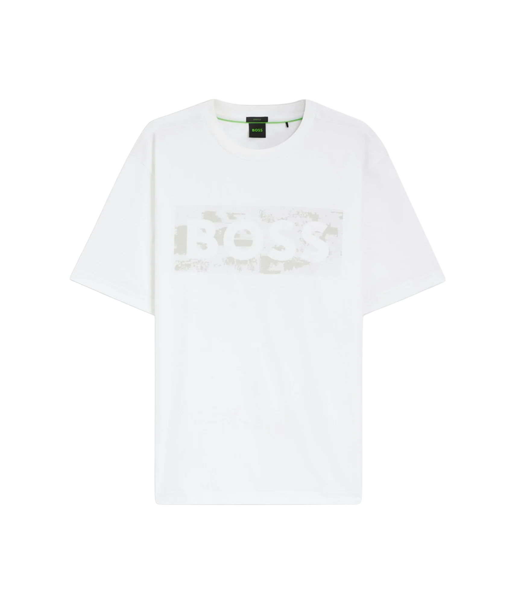 Globe Pattern T-Shirt - White