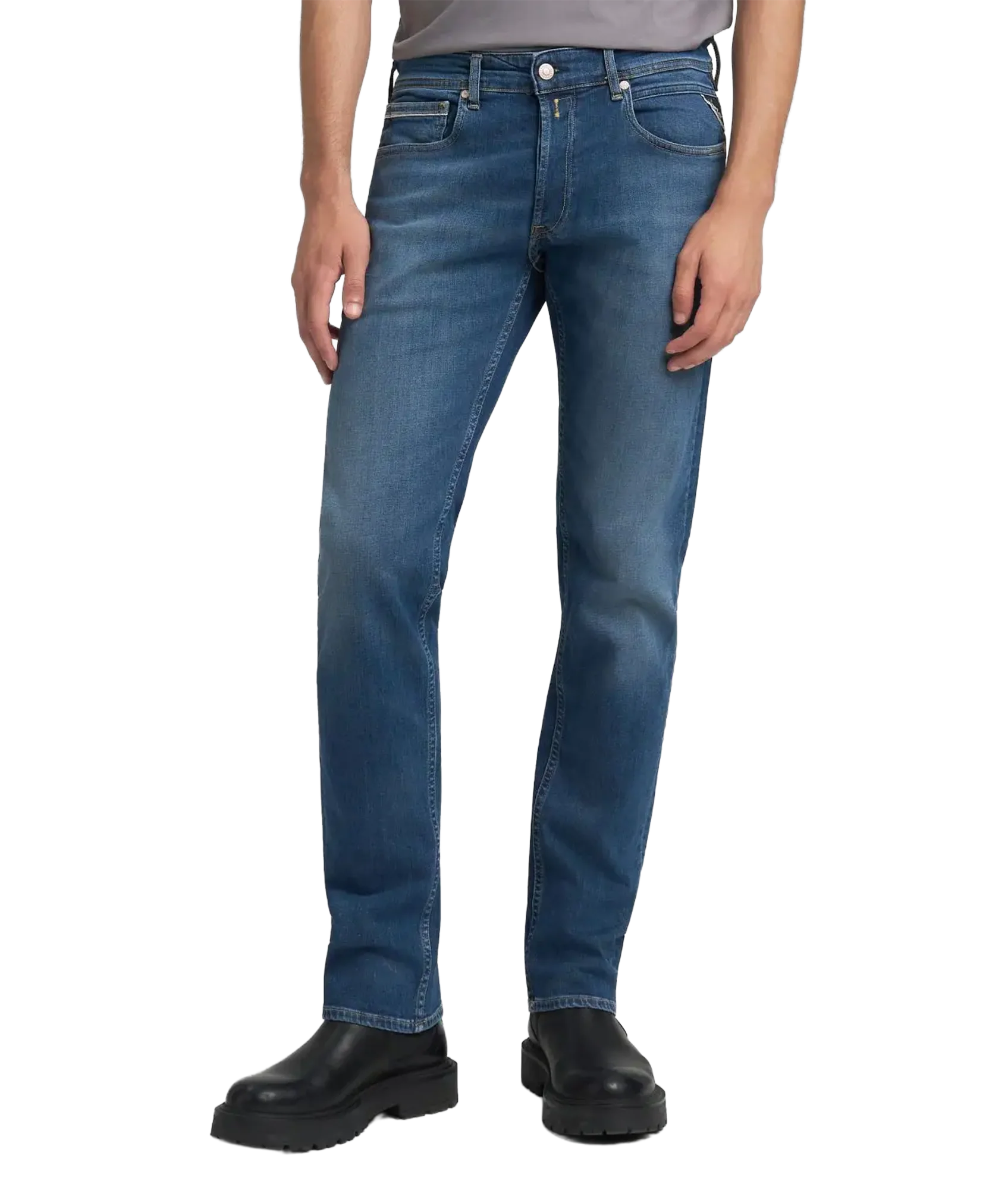 Grover Eco Plus Straight-Fit Jeans - Dark Blue