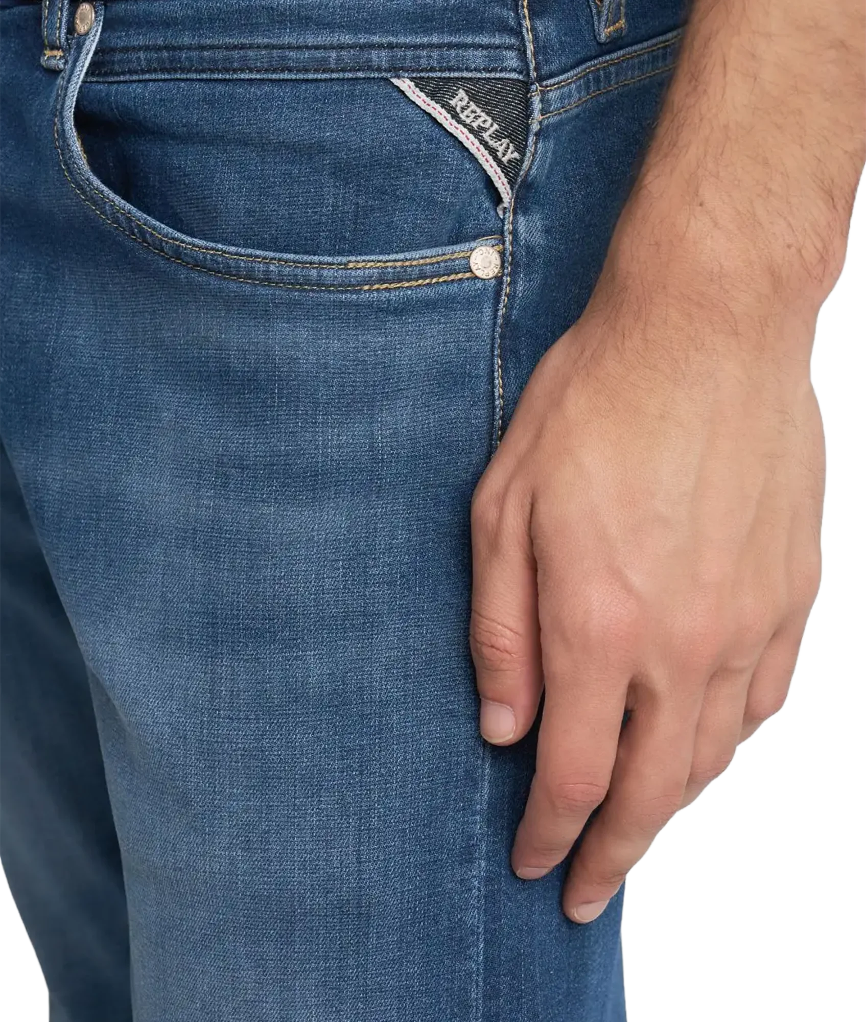 Grover Eco Plus Straight-Fit Jeans - Dark Blue - Image 4