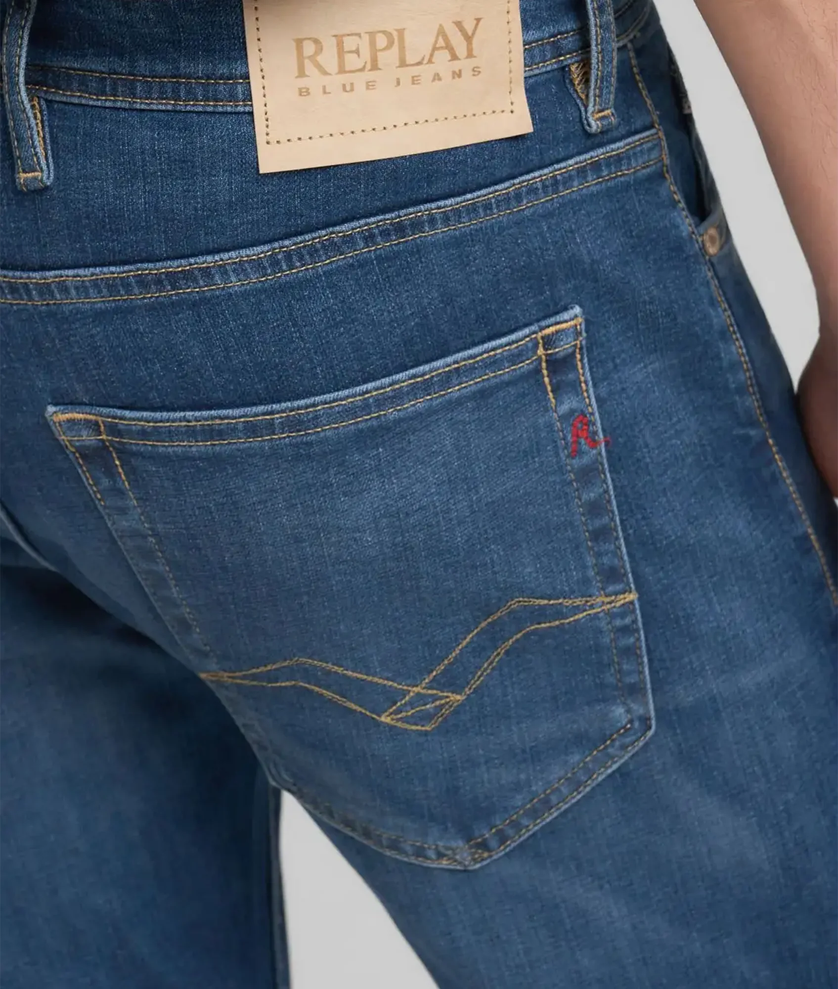Grover Eco Plus Straight-Fit Jeans - Dark Blue - Image 5