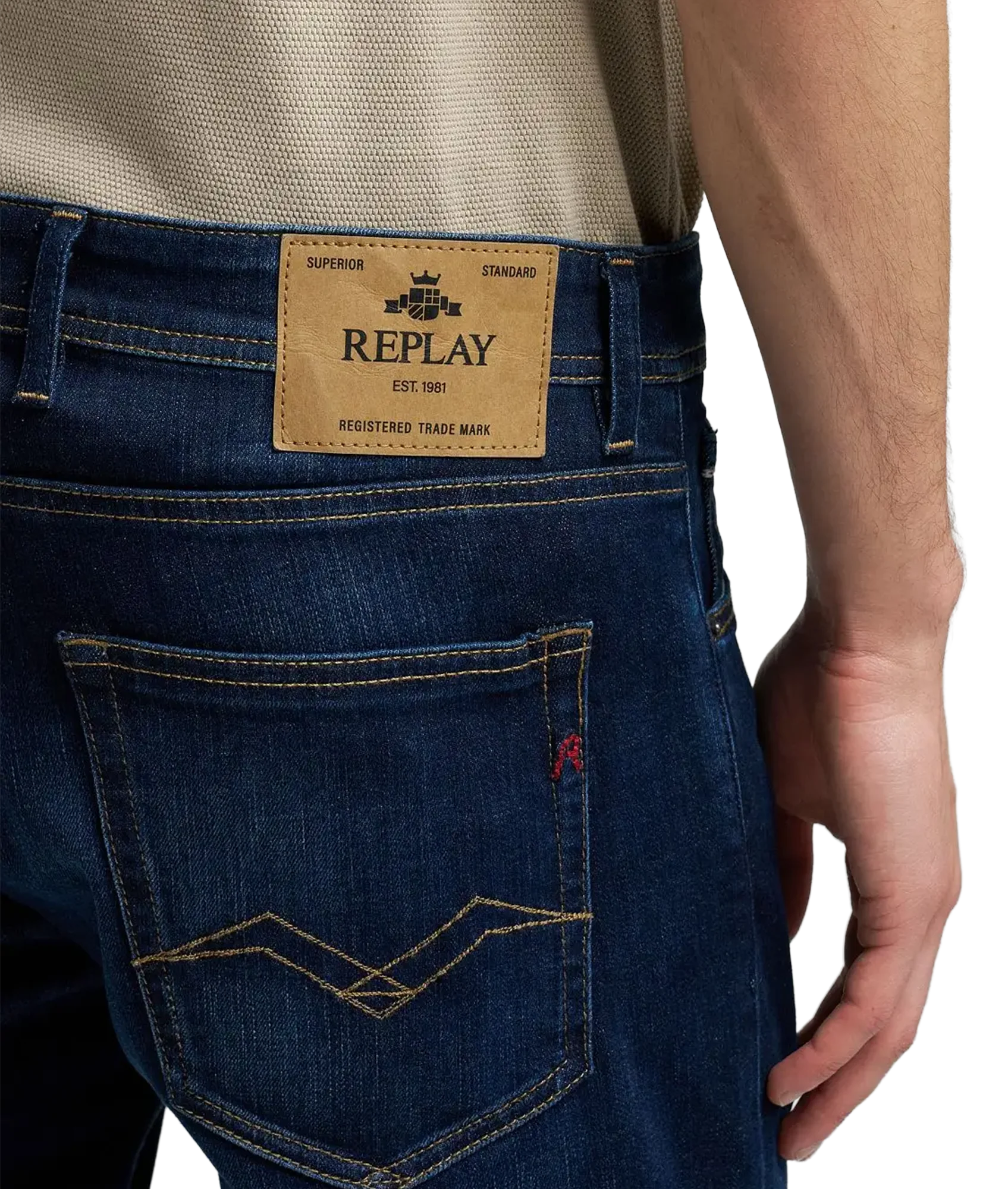 Grover Straight-Fit Jeans - Dark Blue - Image 5