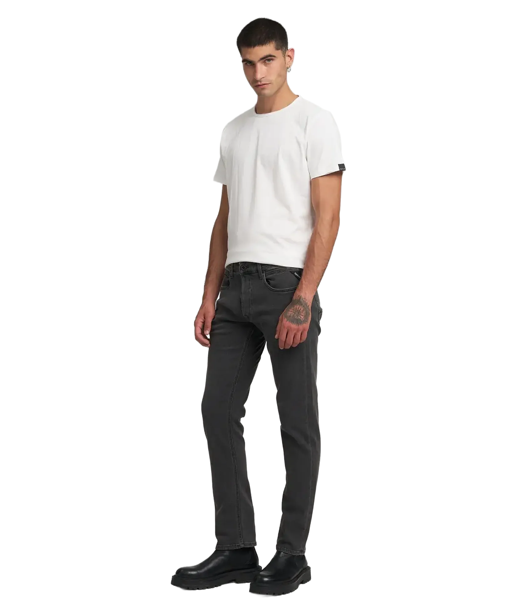Grover Straight-Fit Jeans - Dark Grey - Image 3