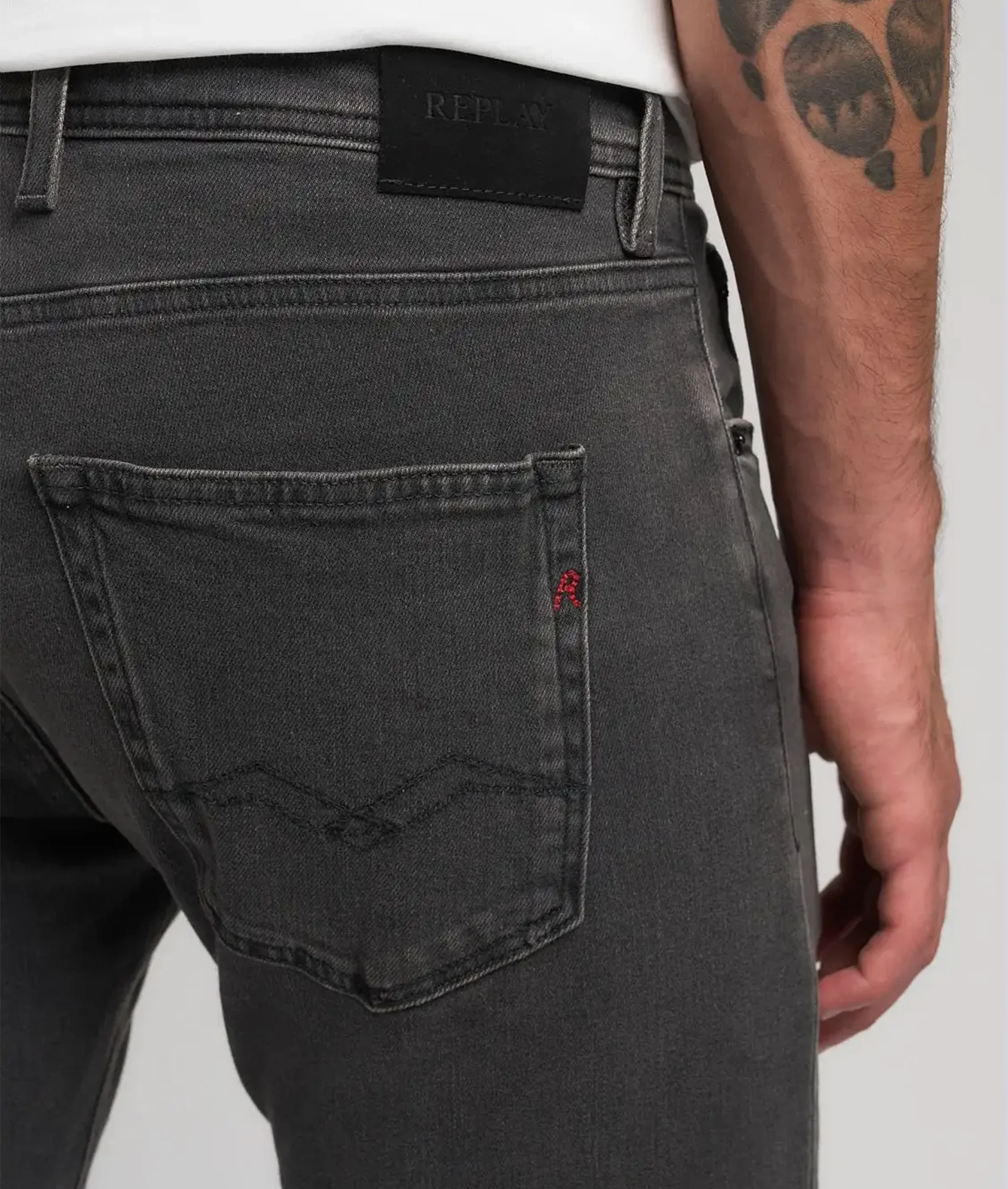 Grover Straight-Fit Jeans - Dark Grey - Image 5