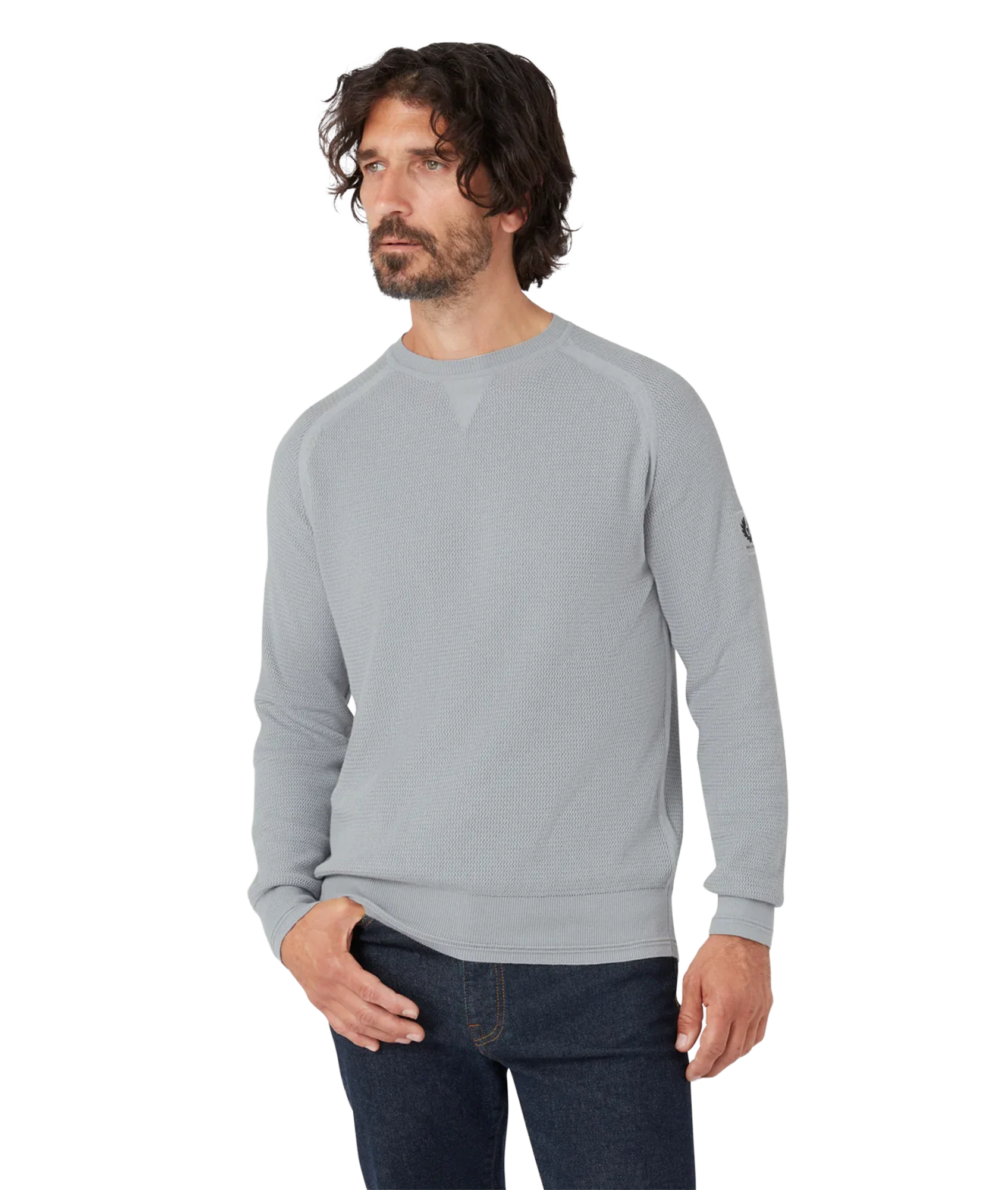 Guide Crewneck Jumper Quarry Blue - Image 3