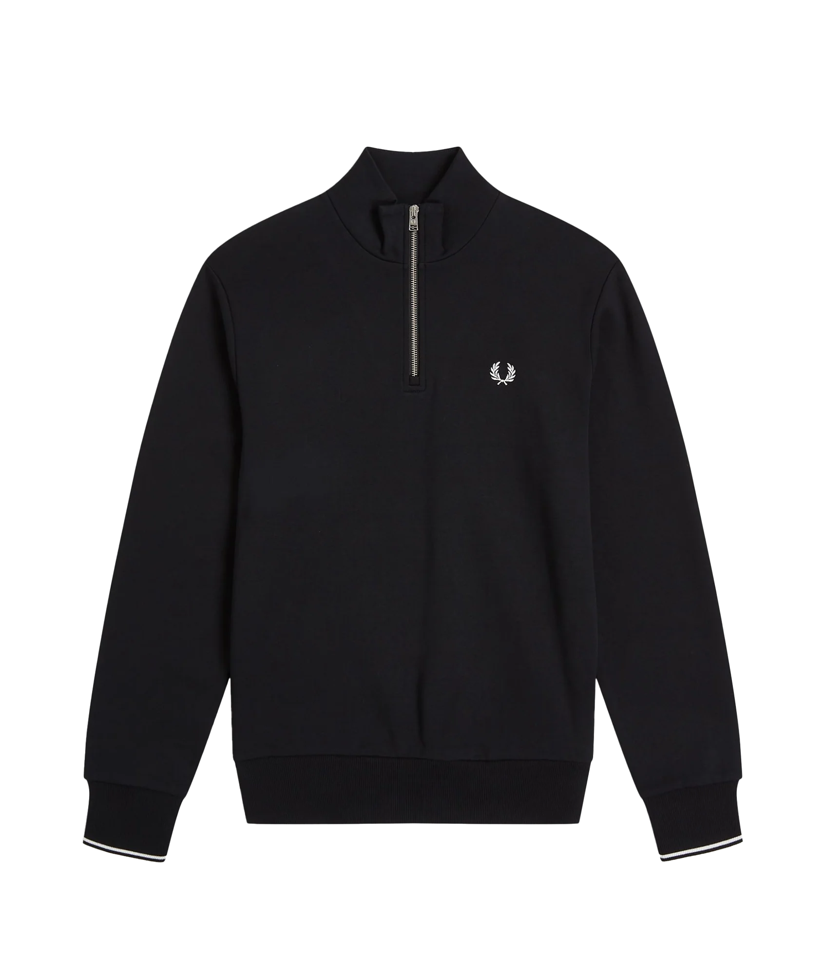 Half Zip Sweat - Black
