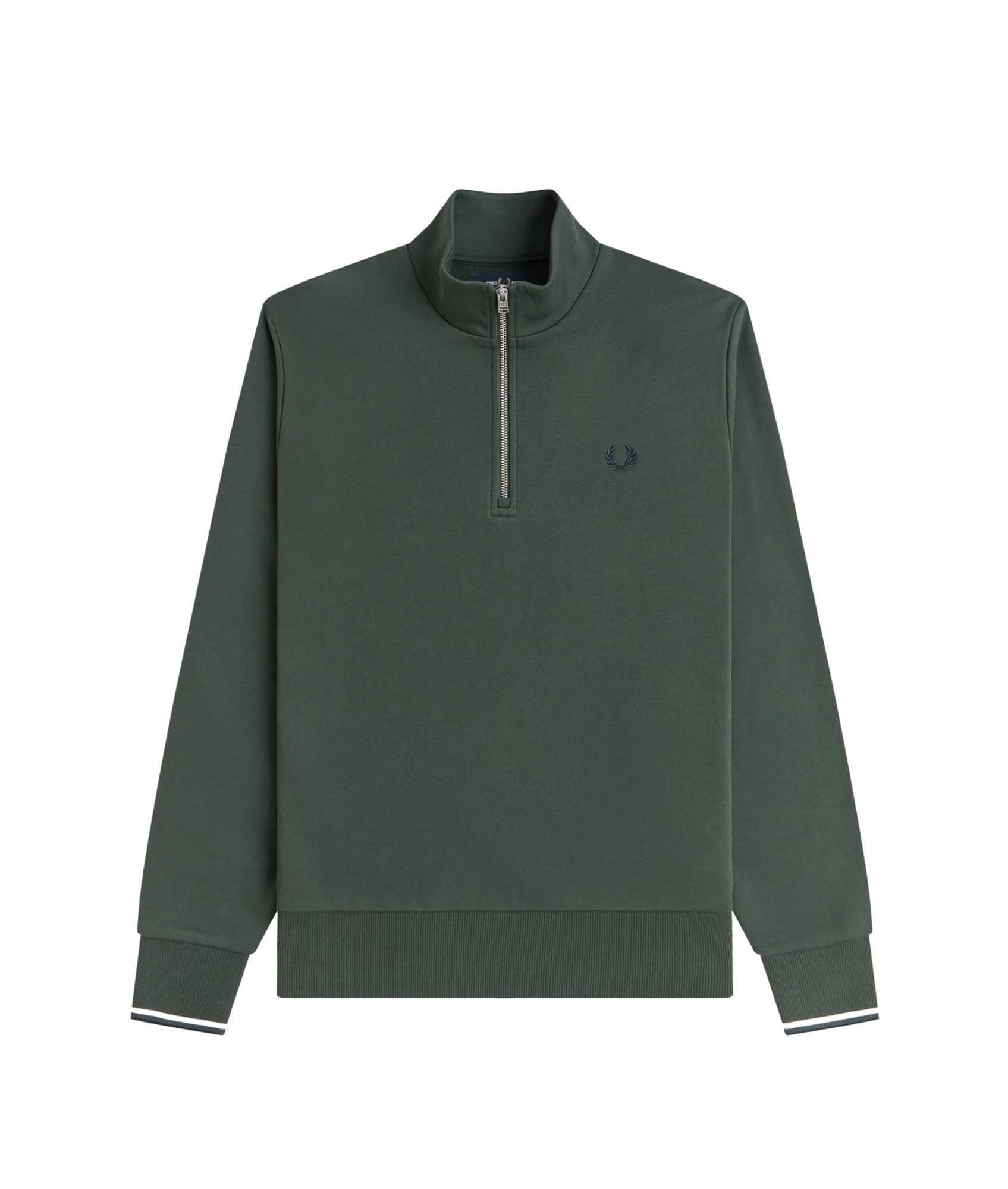 Half Zip Sweatshirt - Crtgrn/Snwt/Nvy