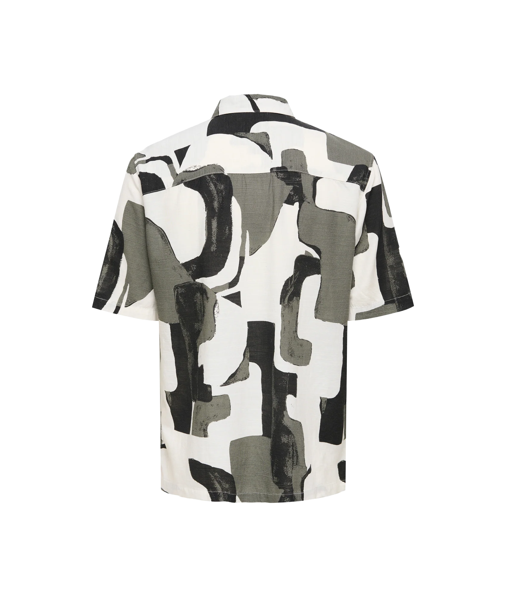 Harvi Life Ss Aop Shirt - Black - Image 2