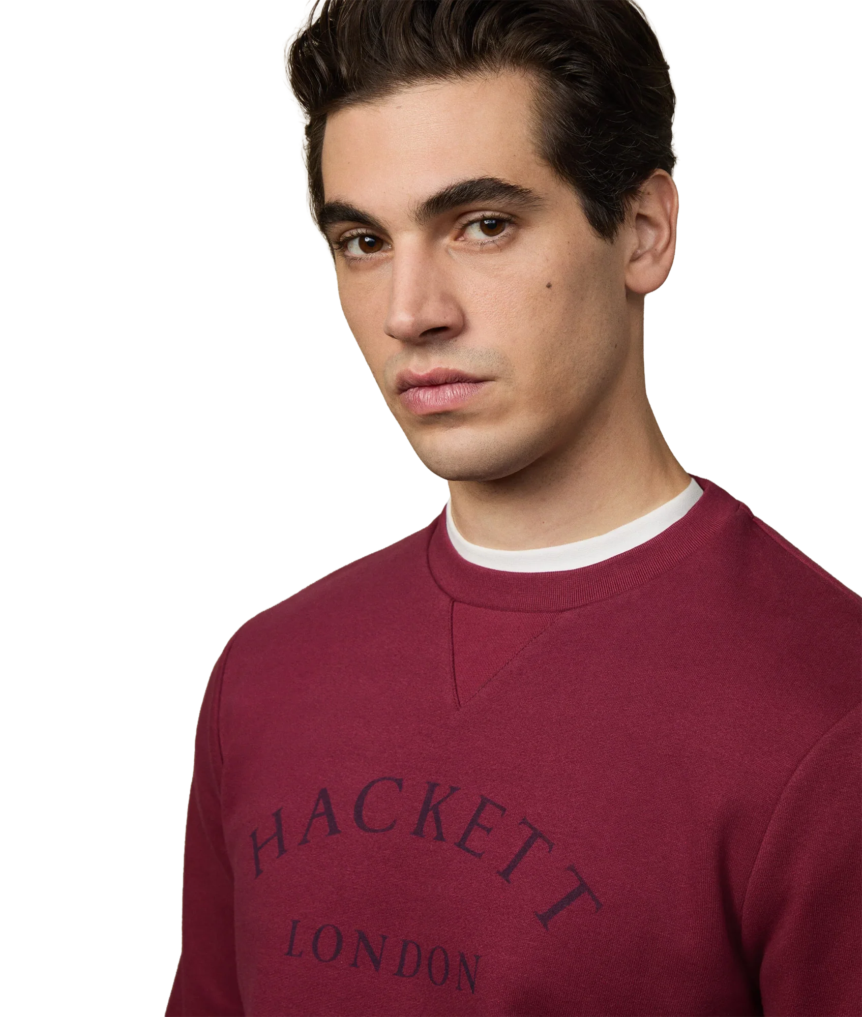 Heritage Ess Aw Crew - Burgundy - Image 3