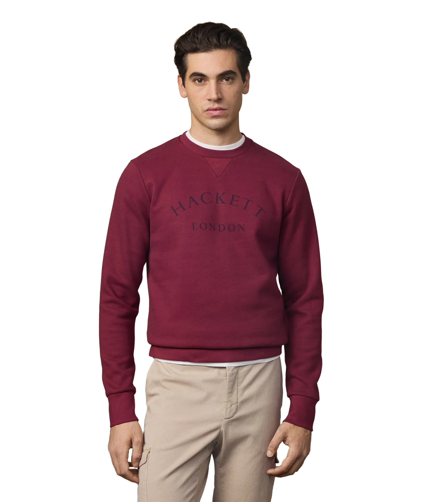 Heritage Ess Aw Crew - Burgundy - Image 4