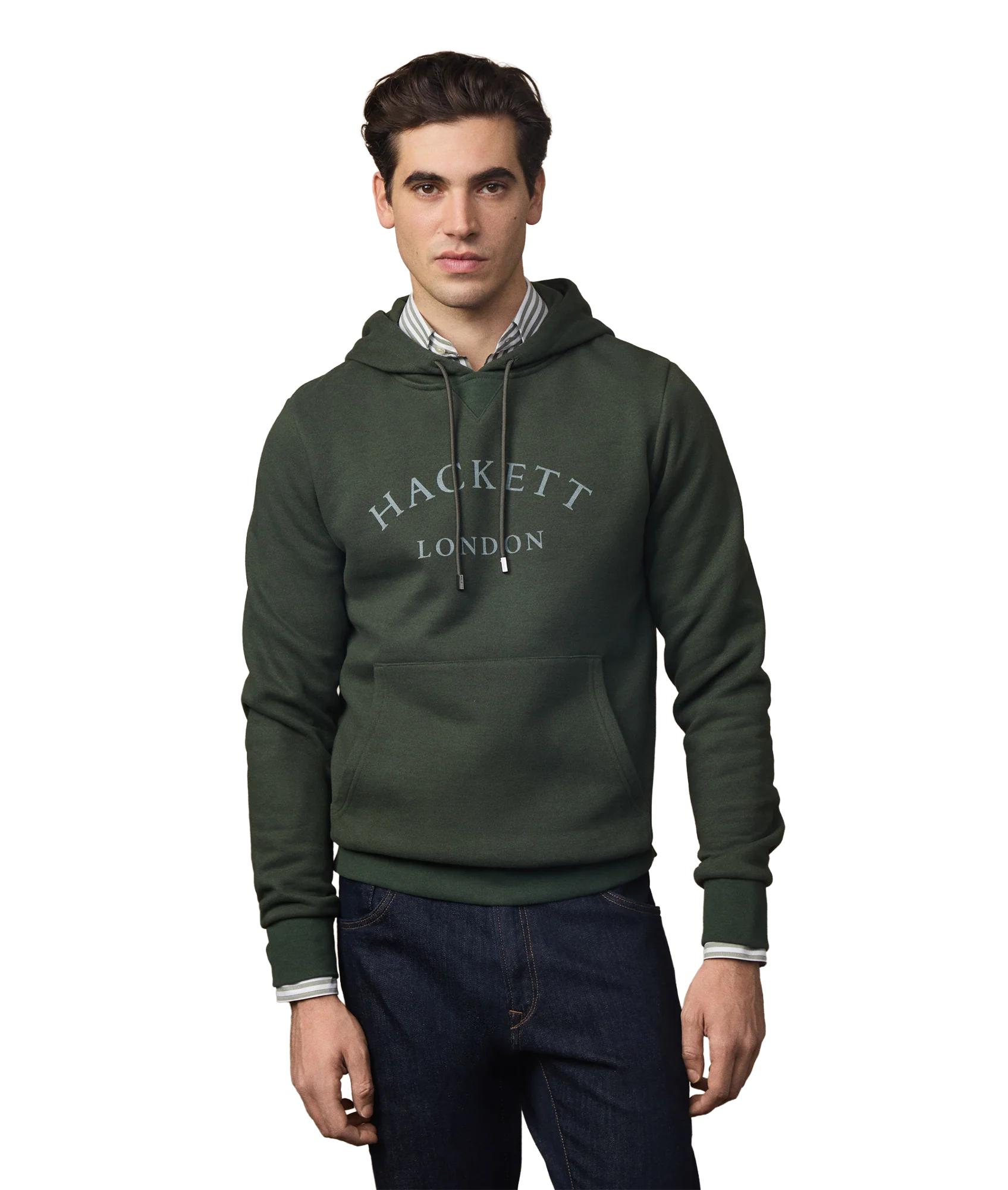 Heritage Ess Aw Hoody - Duck Green - Image 3