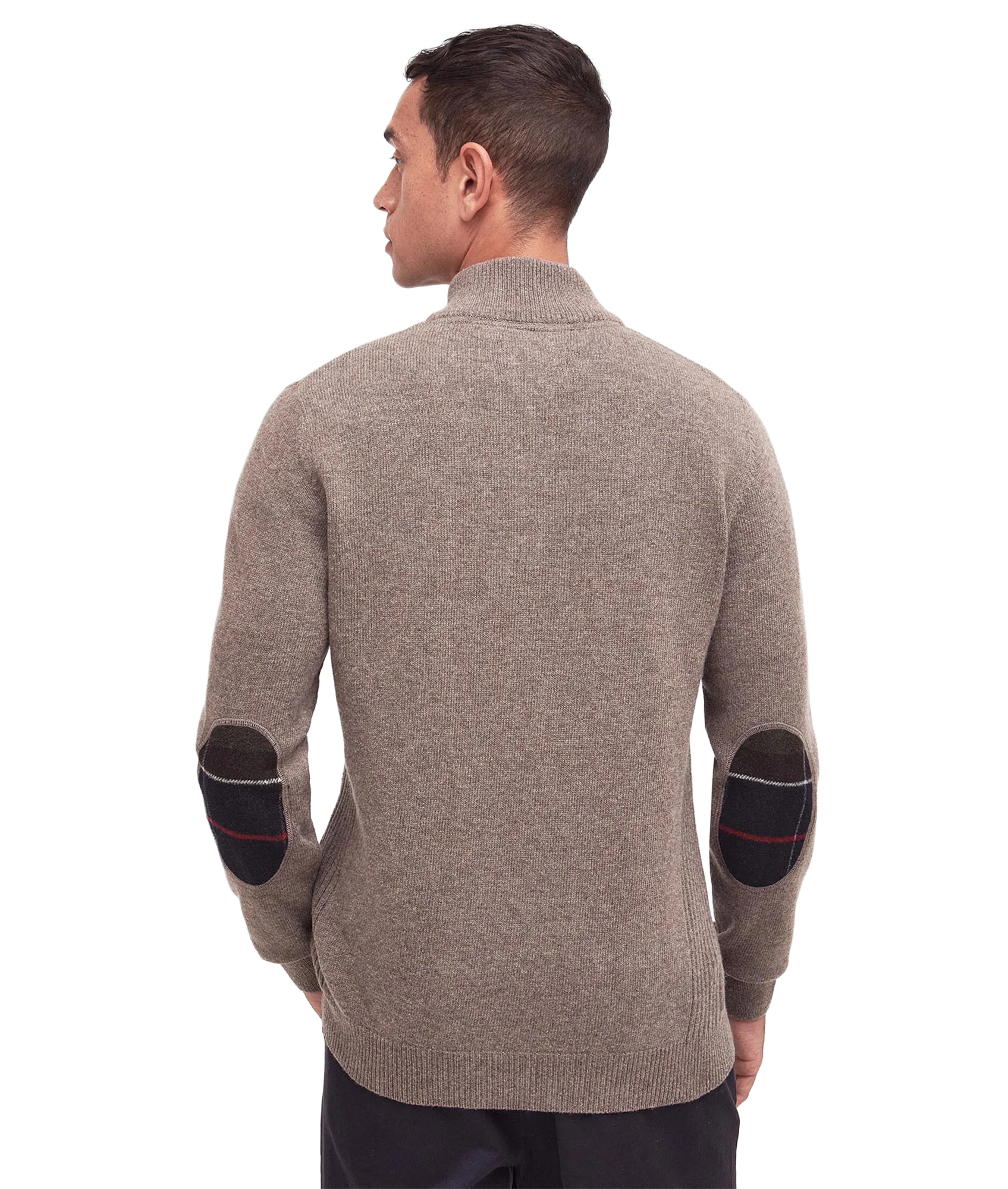 Holden Half Zip Knitted Jumper - Military Marl - Image 2