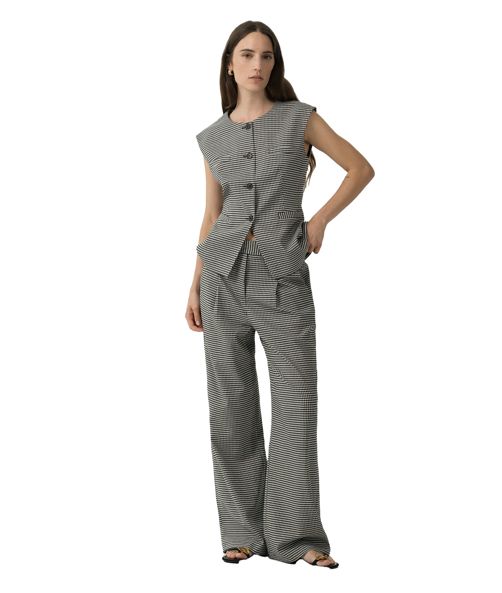 Holden Houndstooth Trouser - Multi - Image 4