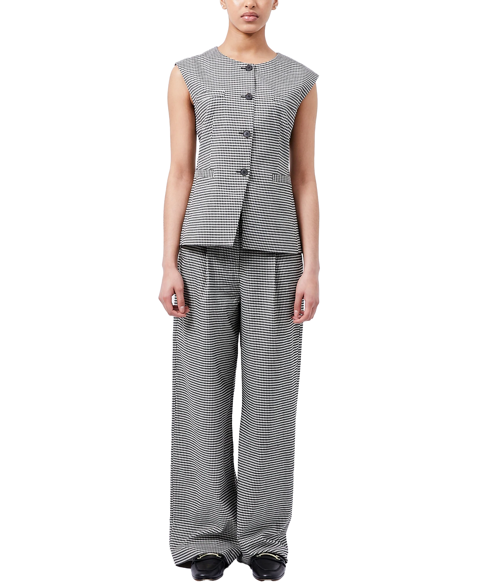 Holden Houndstooth Waistcoat - Multi - Image 3
