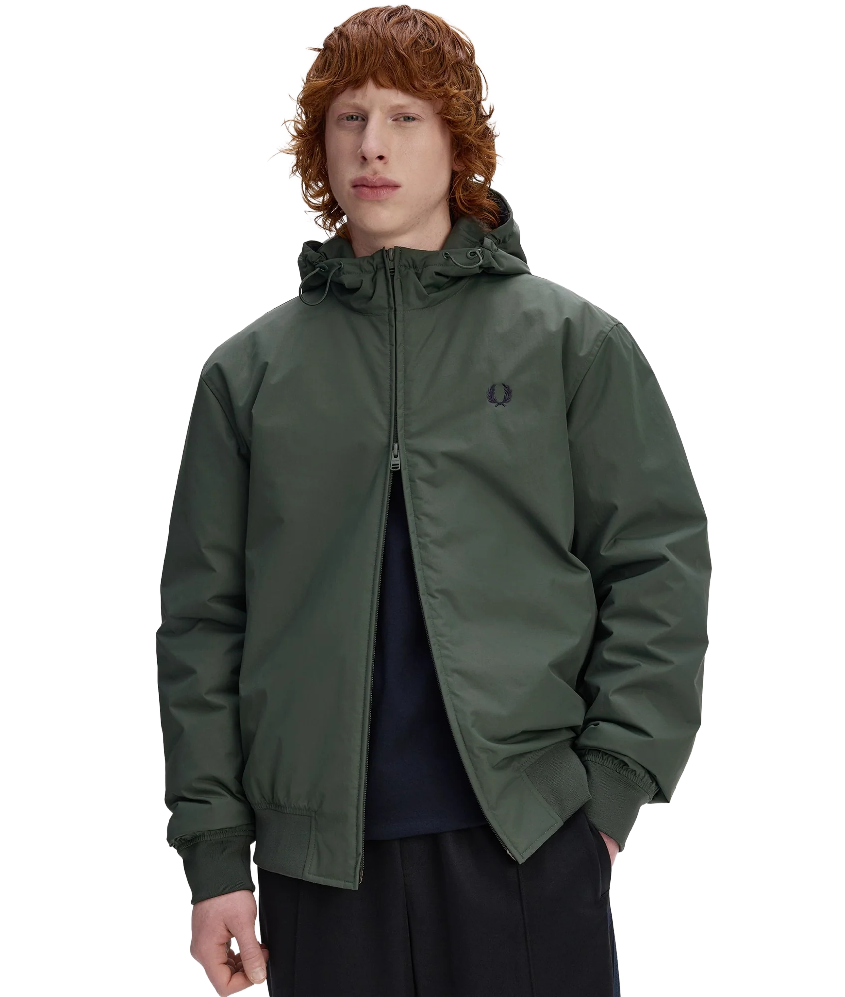 Hooded Brentham Jacket - Court Green - Image 3