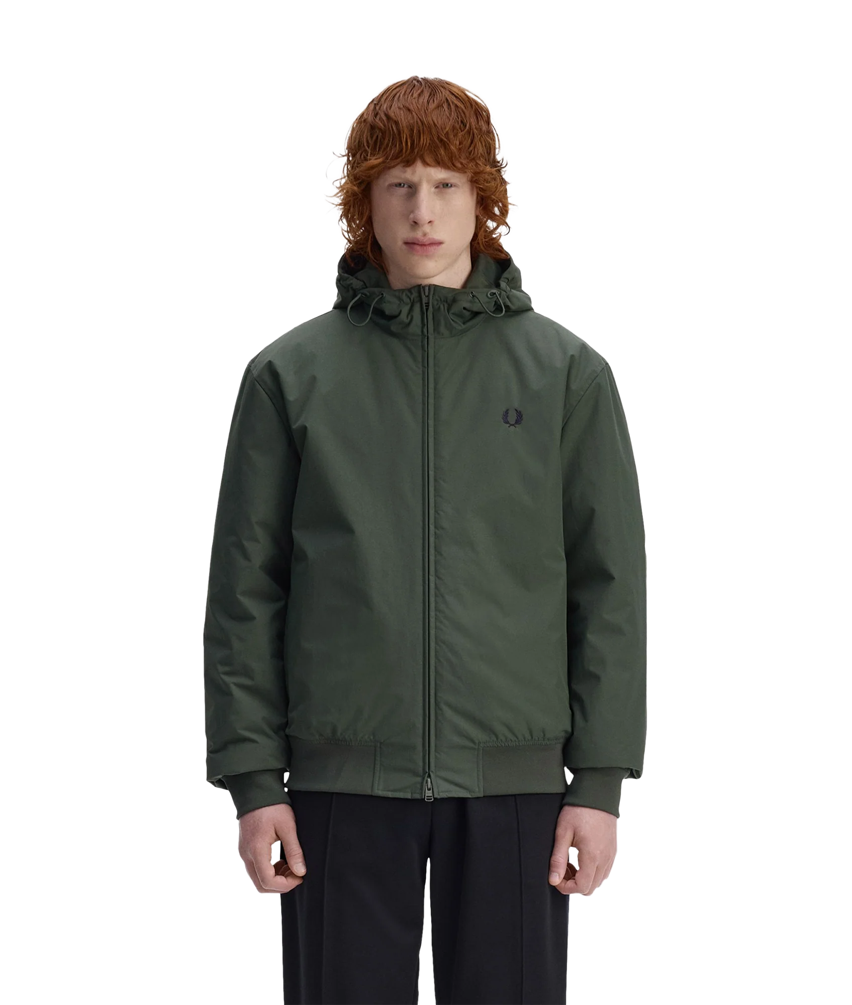 Hooded Brentham Jacket - Court Green - Image 6