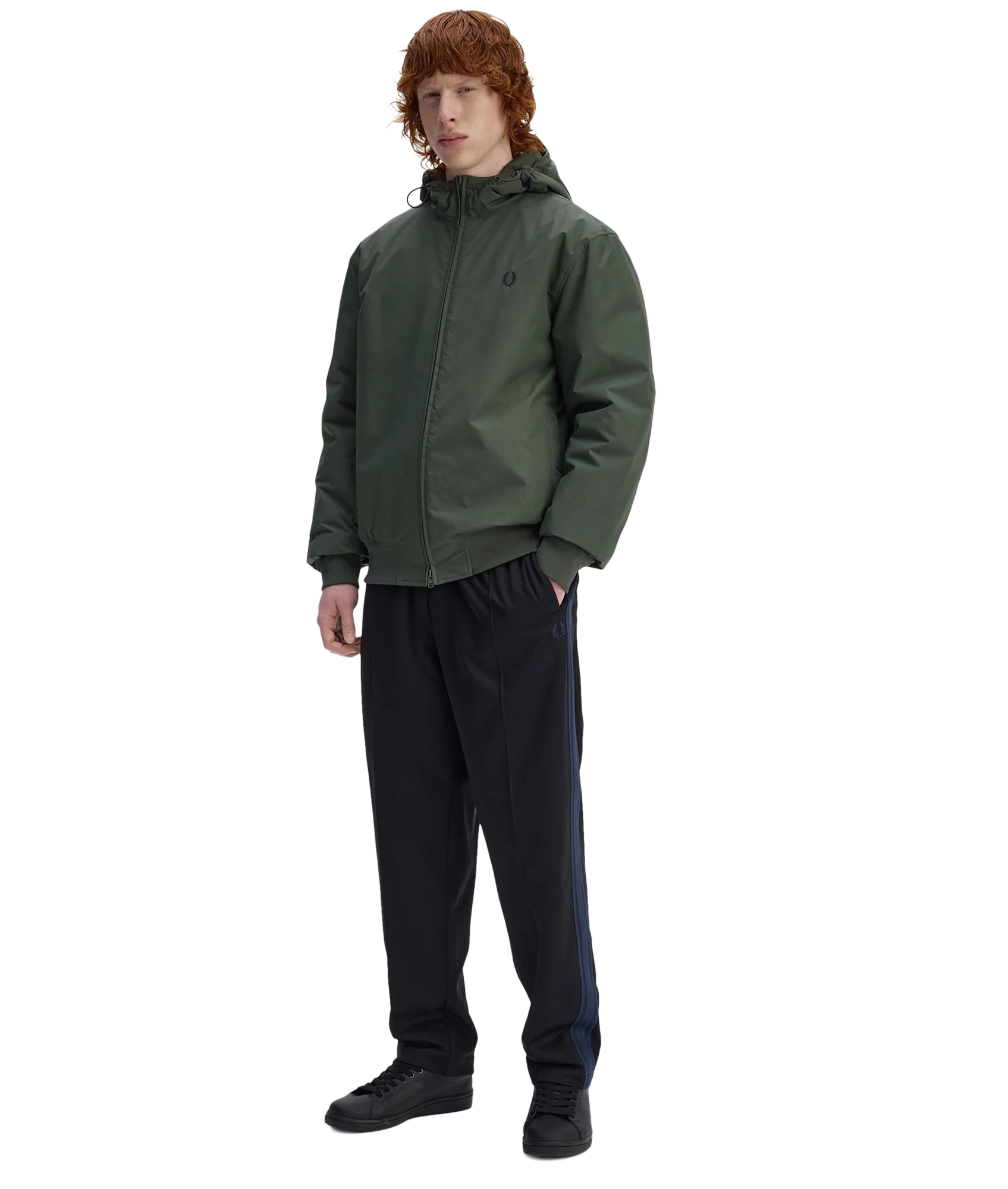 Hooded Brentham Jacket - Court Green - Image 9