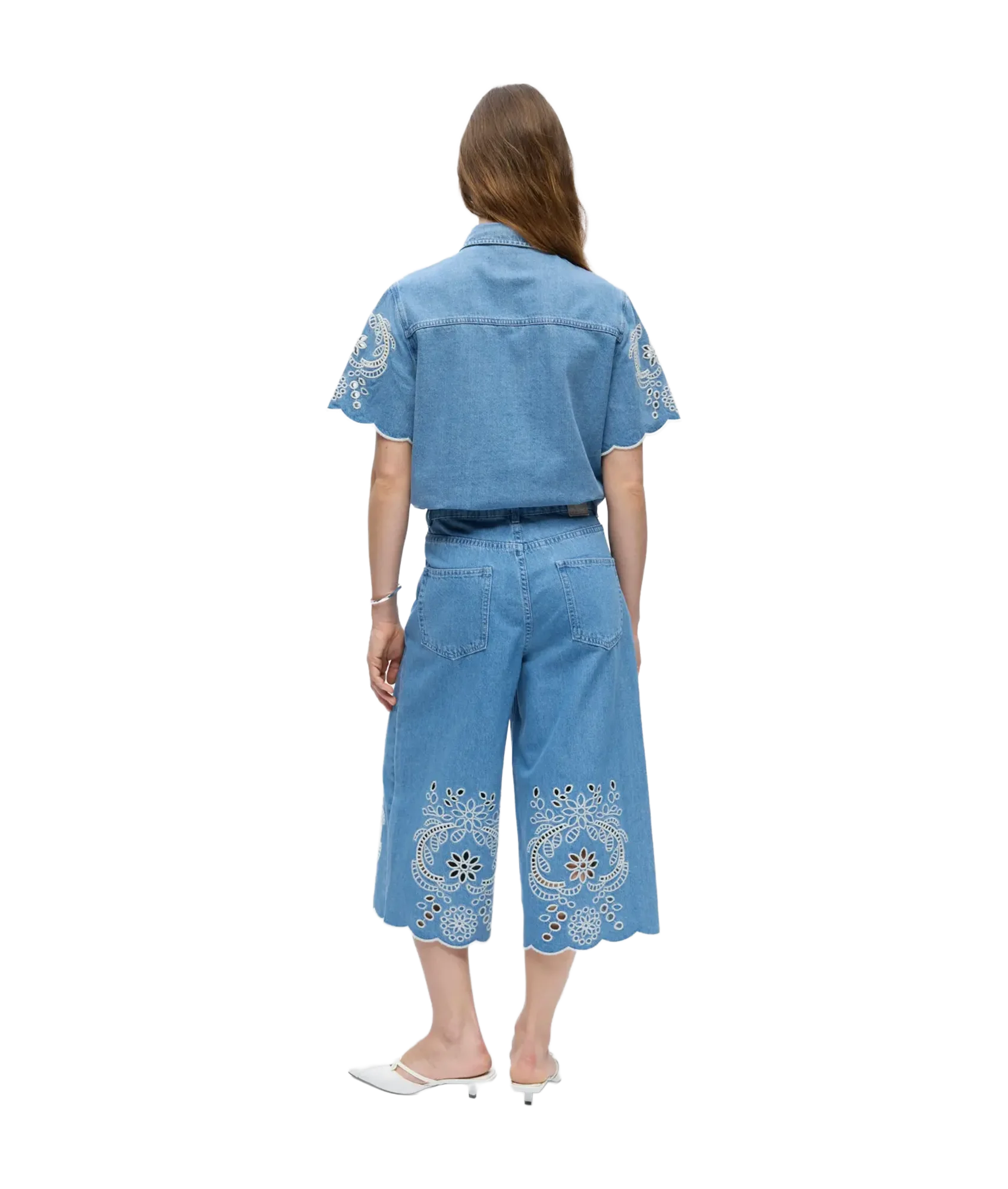 Idda Bermuda Denim Shorts 144 - Blue - Image 4