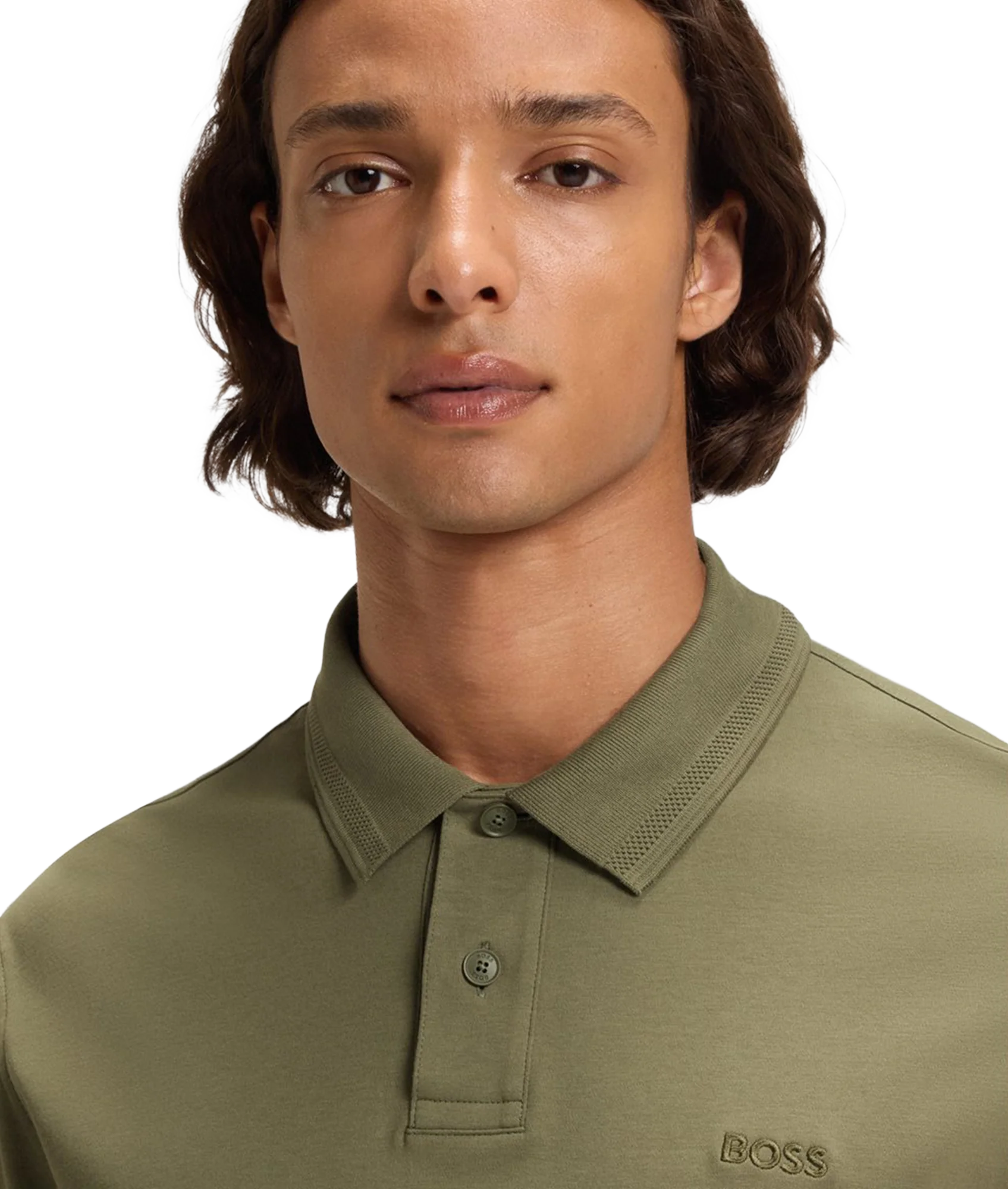 Interlock Polo Shirt - Open Green - Image 3
