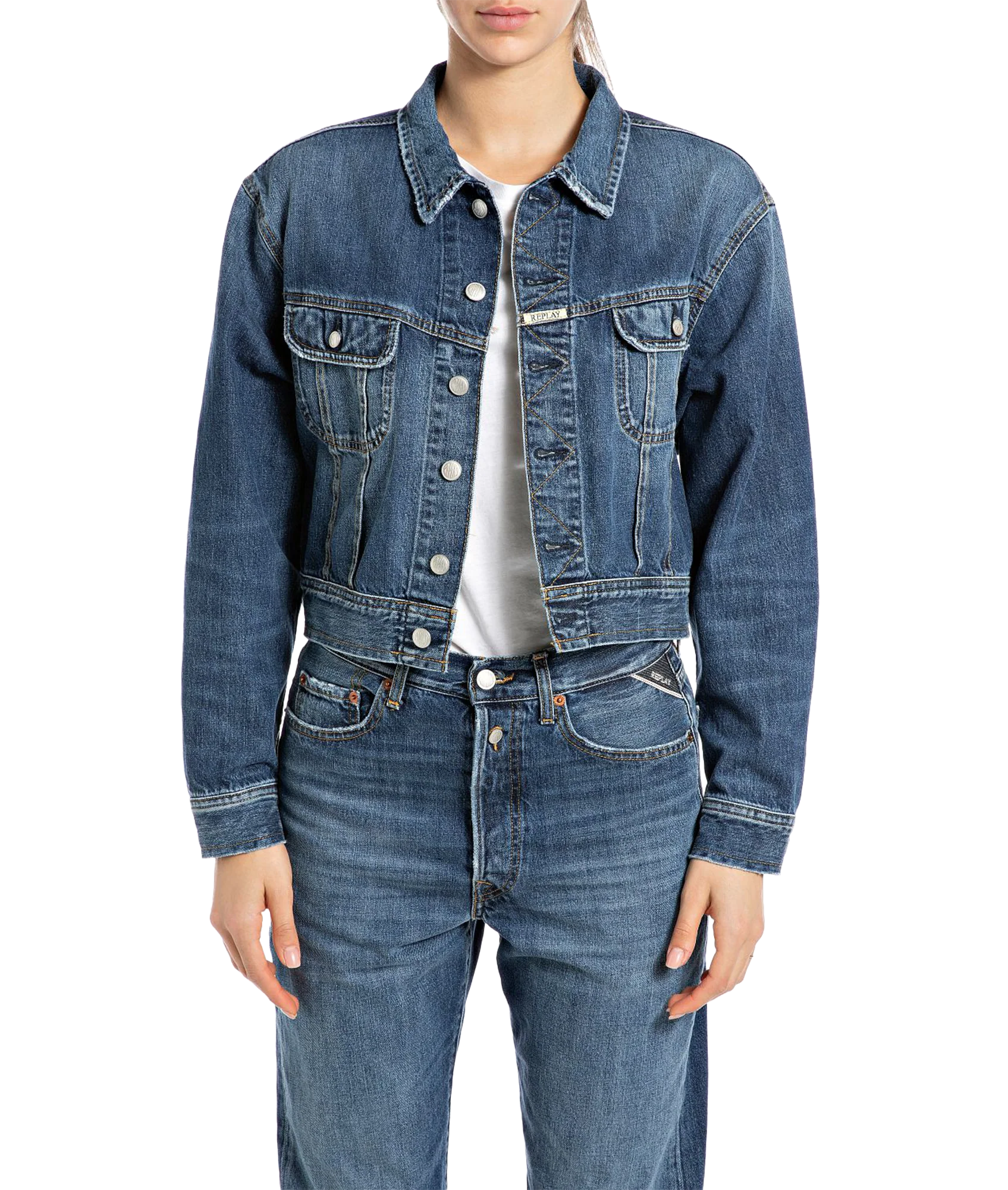 Relaxed Fit Jacket - Navy