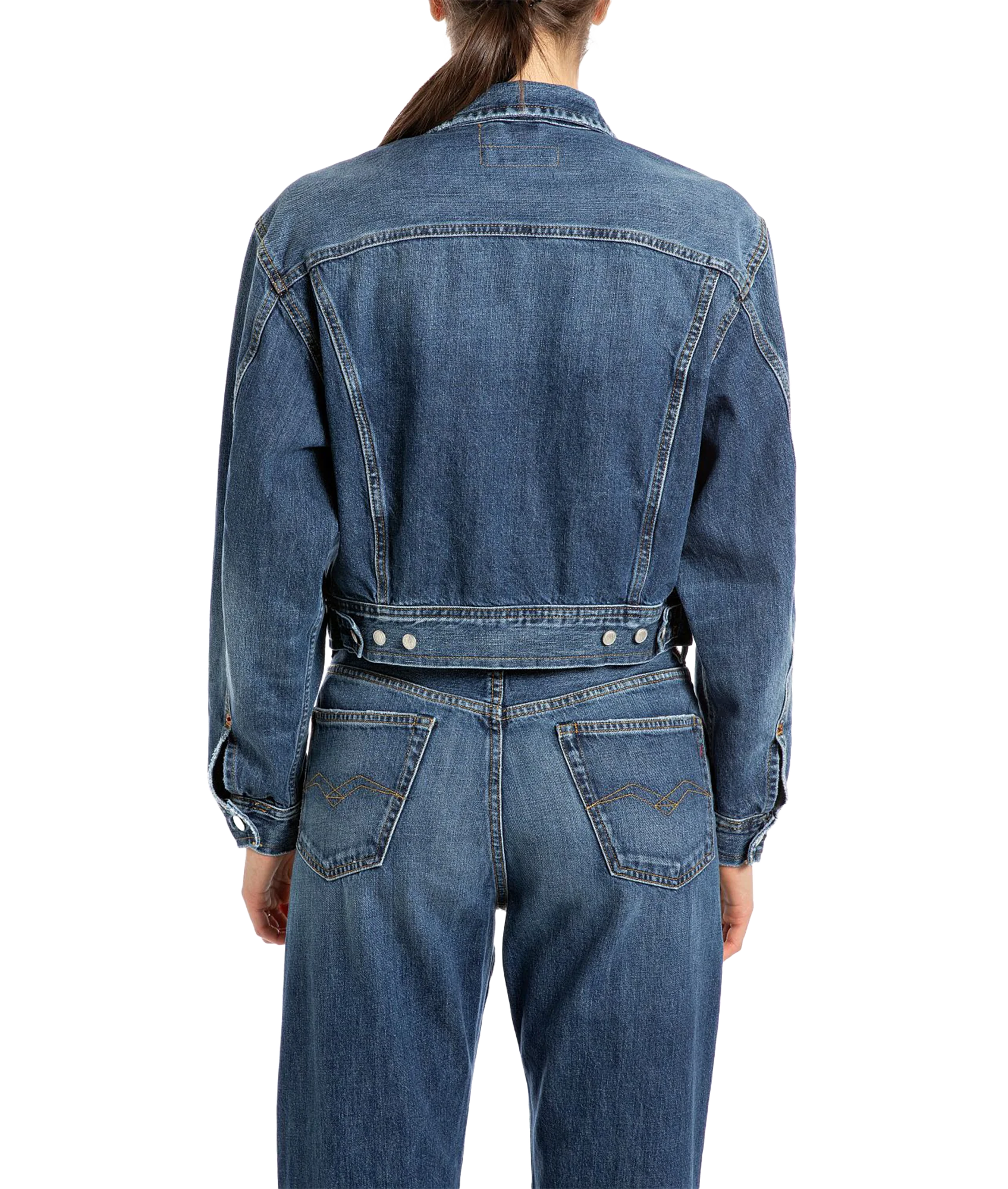 Relaxed Fit Jacket - Navy - Image 2
