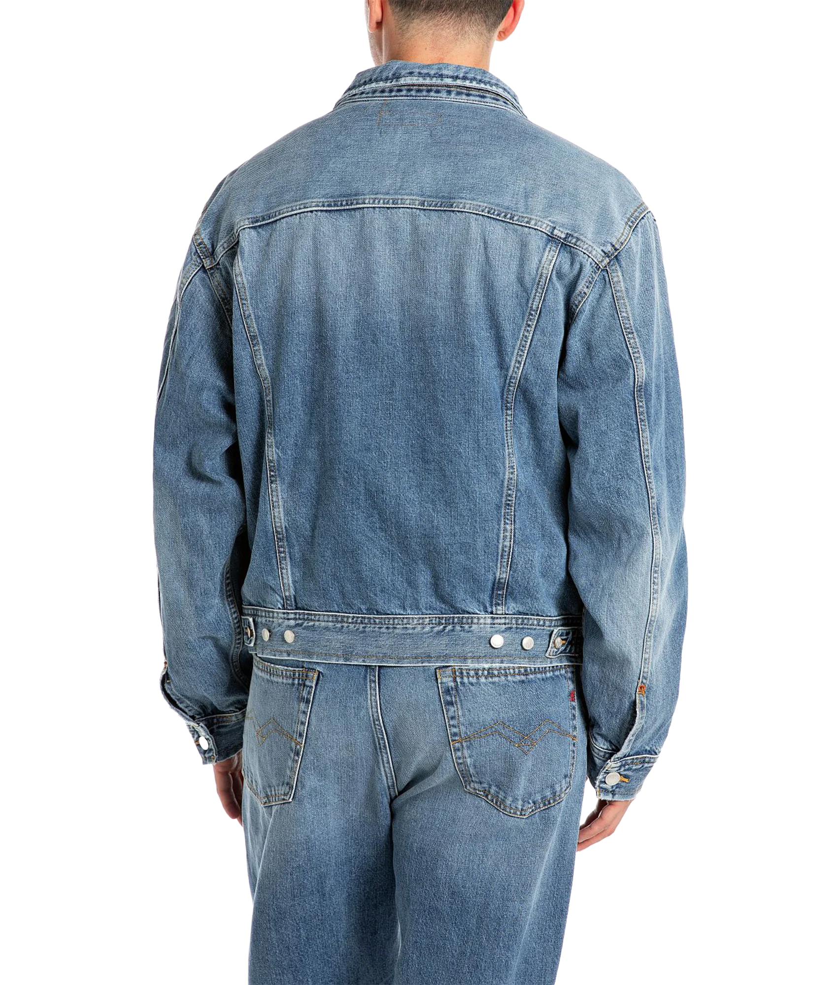 Comfort Fit Jacket - Blue