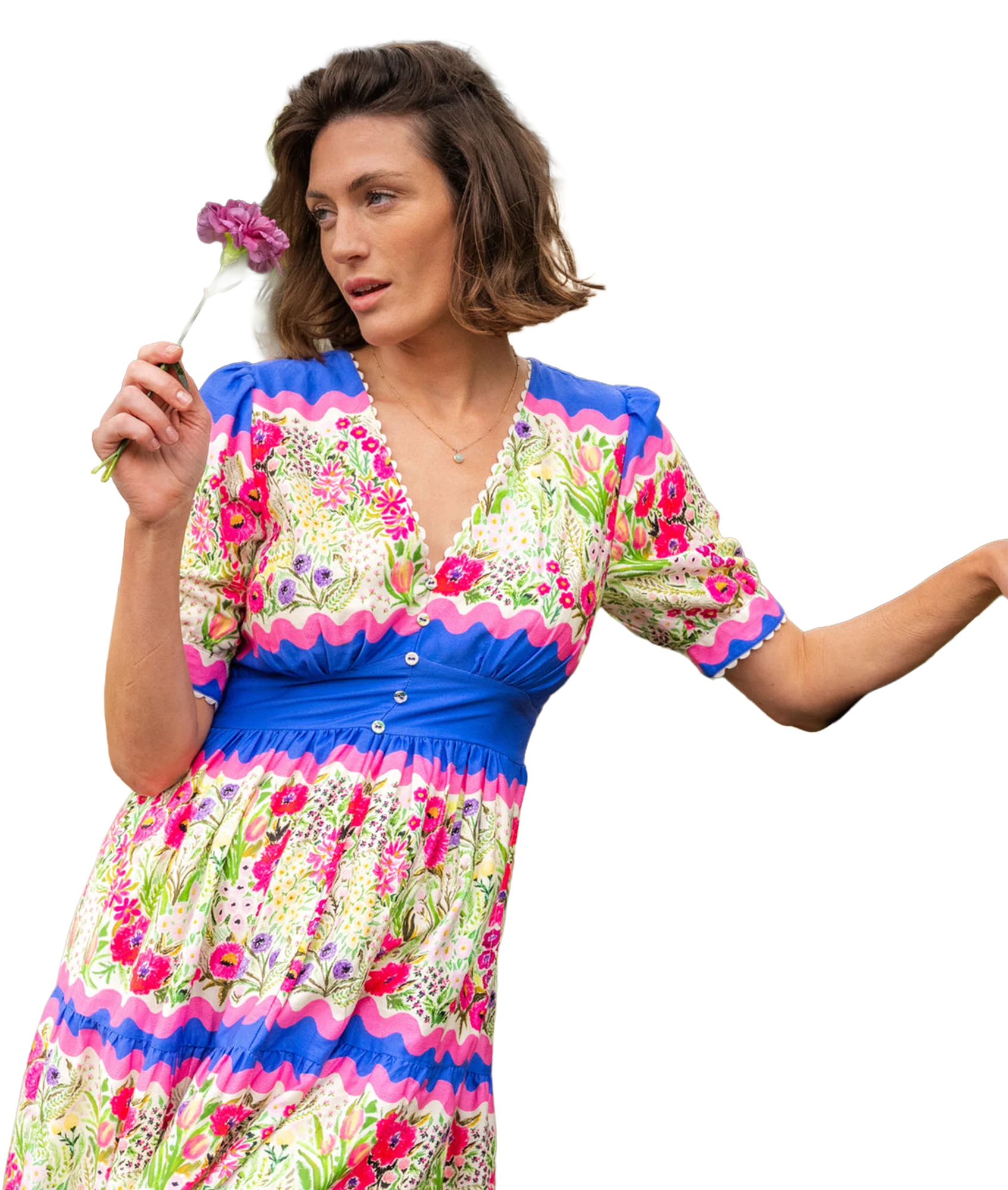 Jo Dress - Blue - Image 6