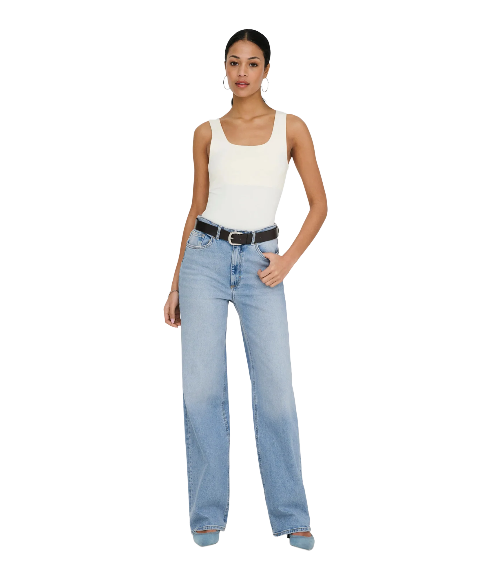 Juicy Hw Wide Leg Dnm Rea365 - Blue - Image 2