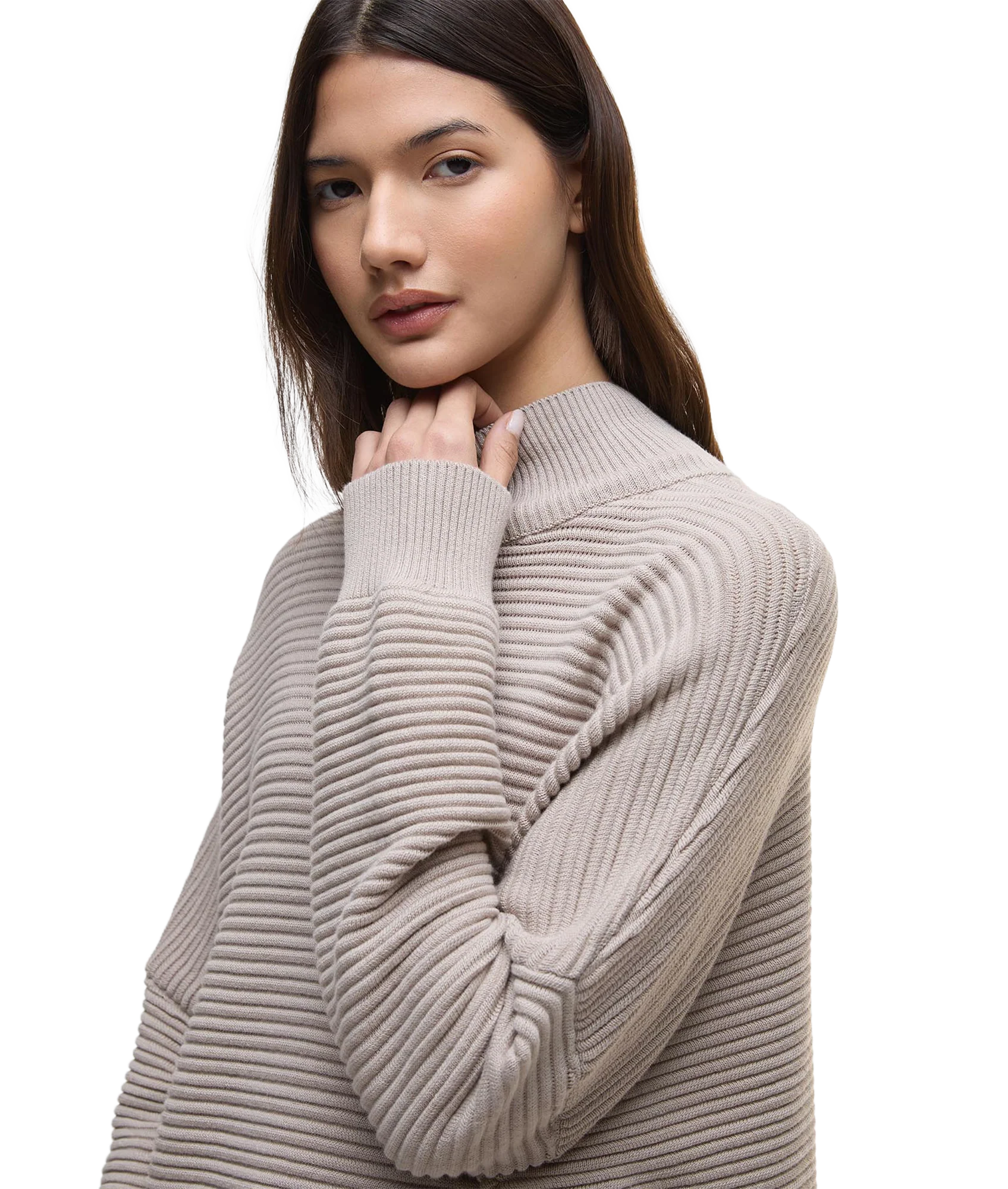 Kaia Knitted Jumper - Oat - Image 3