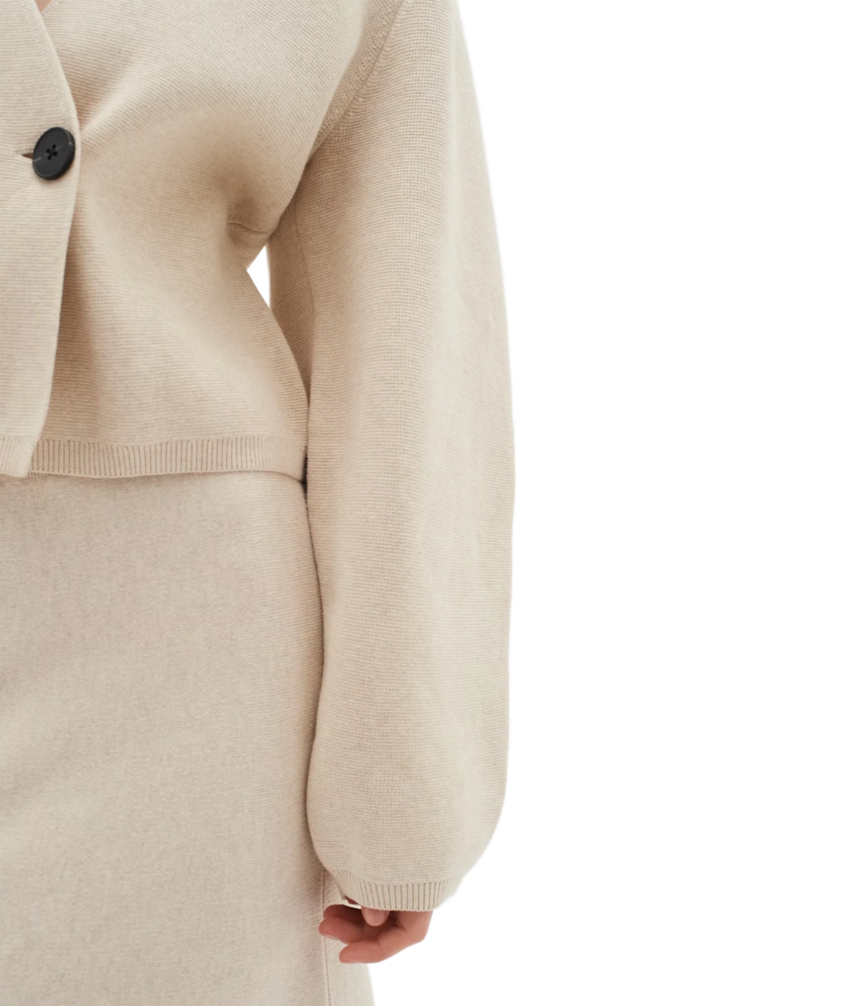 KayllaIW Cardigan - Black/Cream - Image 4