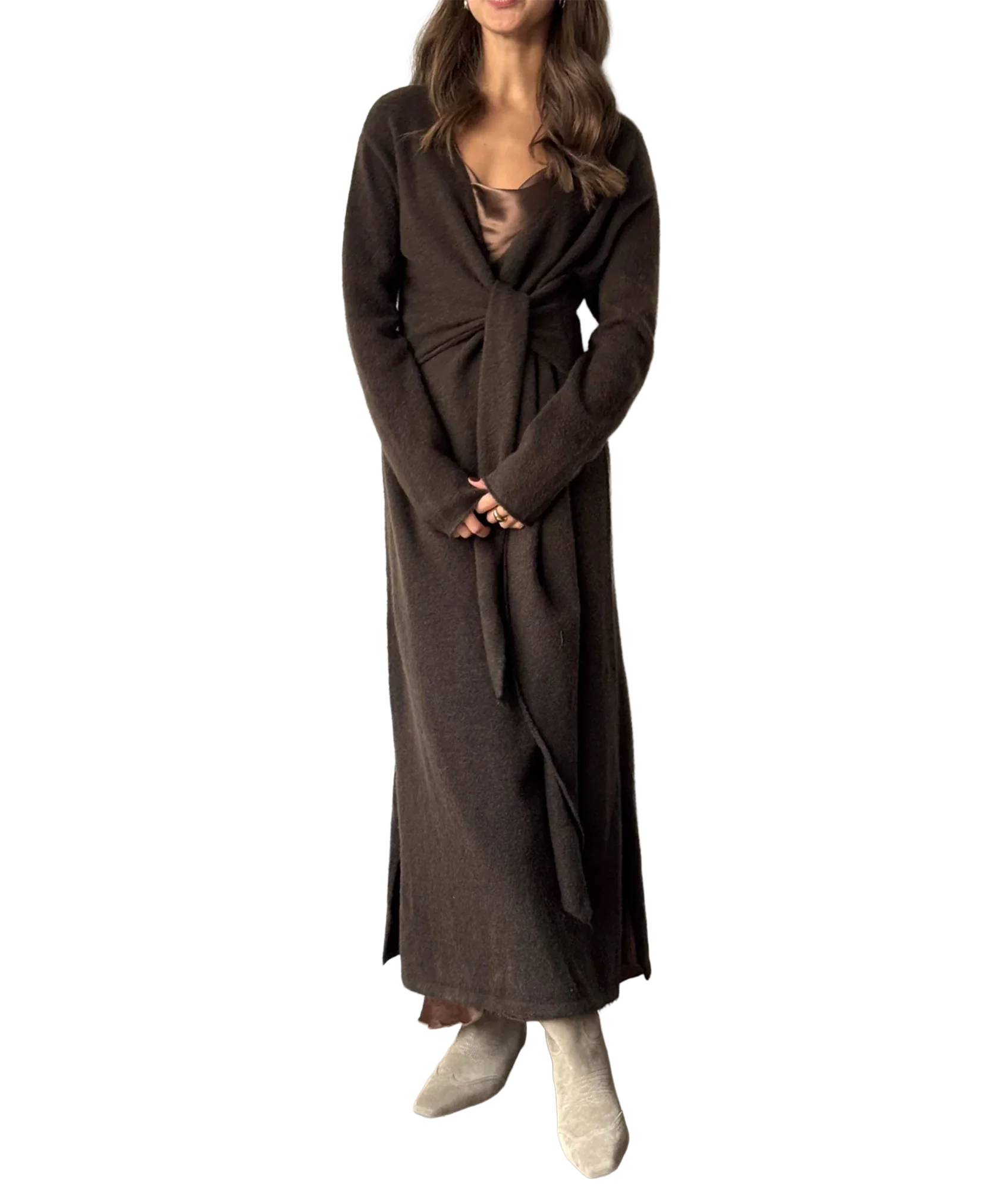 Keira Knit Dress - Dark Espresso