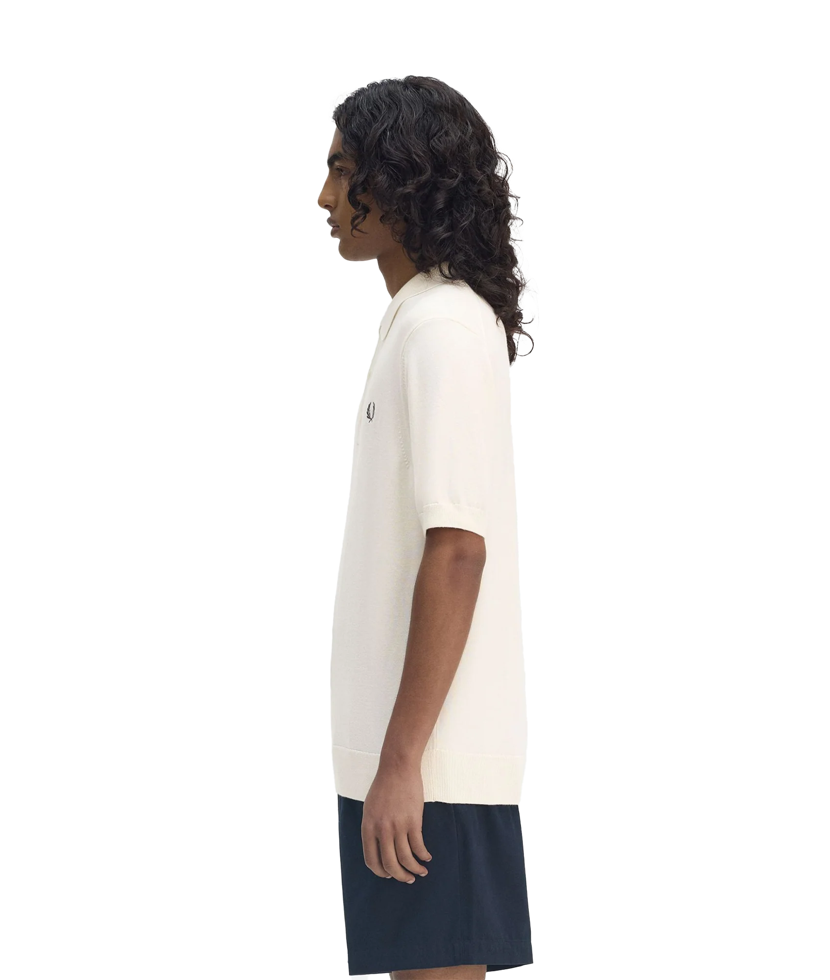 Knitted Shirt - Cream - Image 4