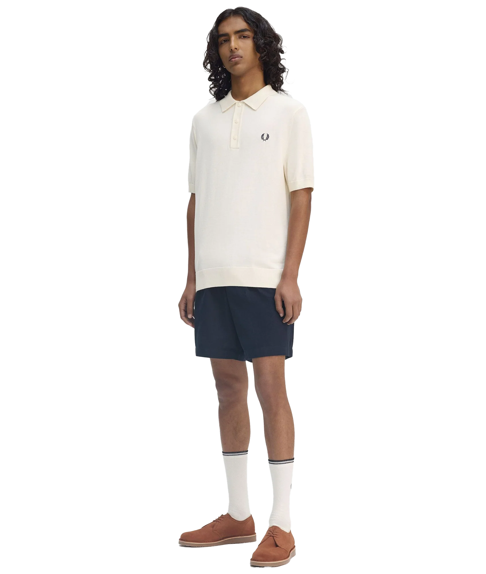 Knitted Shirt - Cream - Image 5