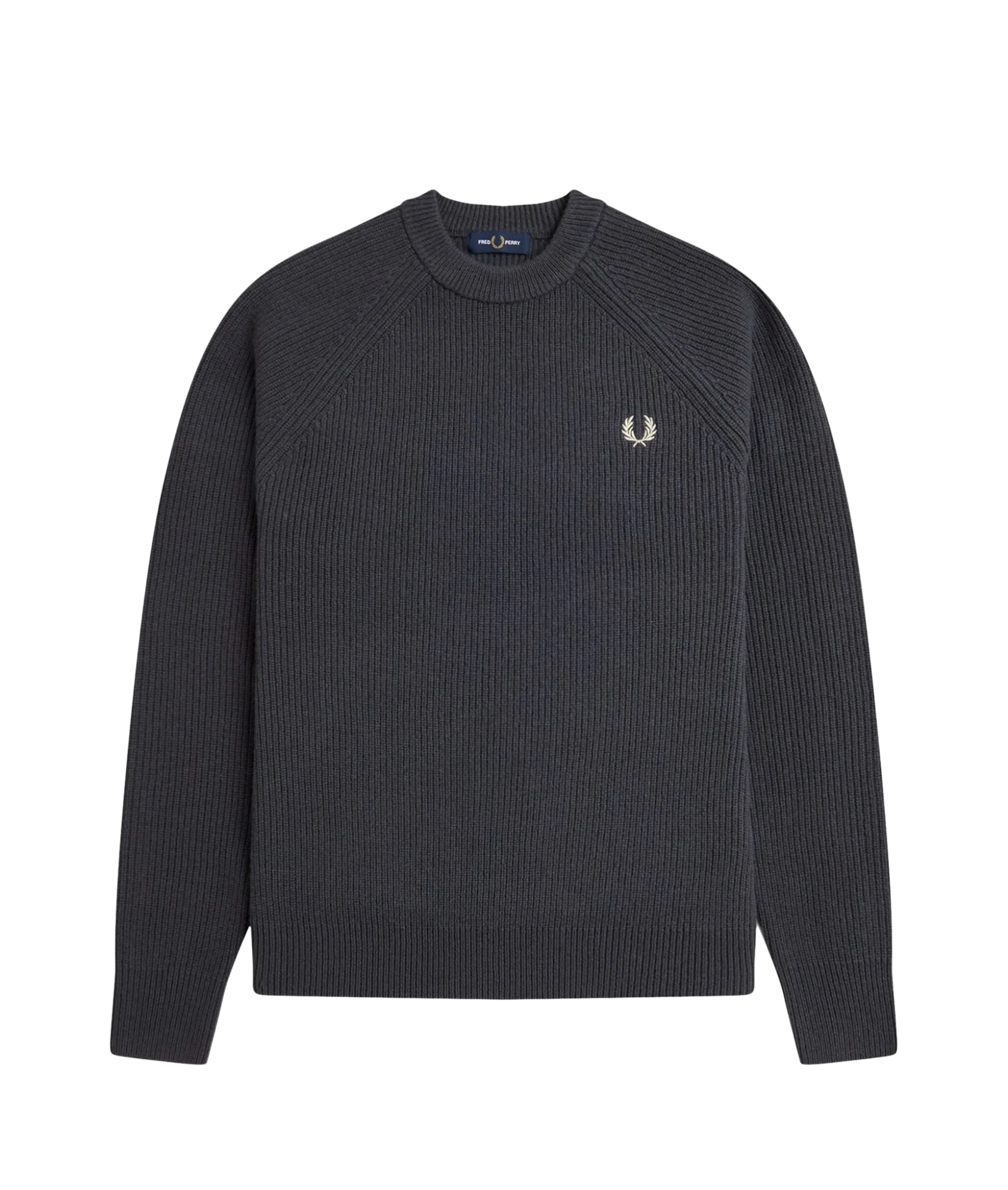 Lambswool Raglan Jumper - Anchor Grey
